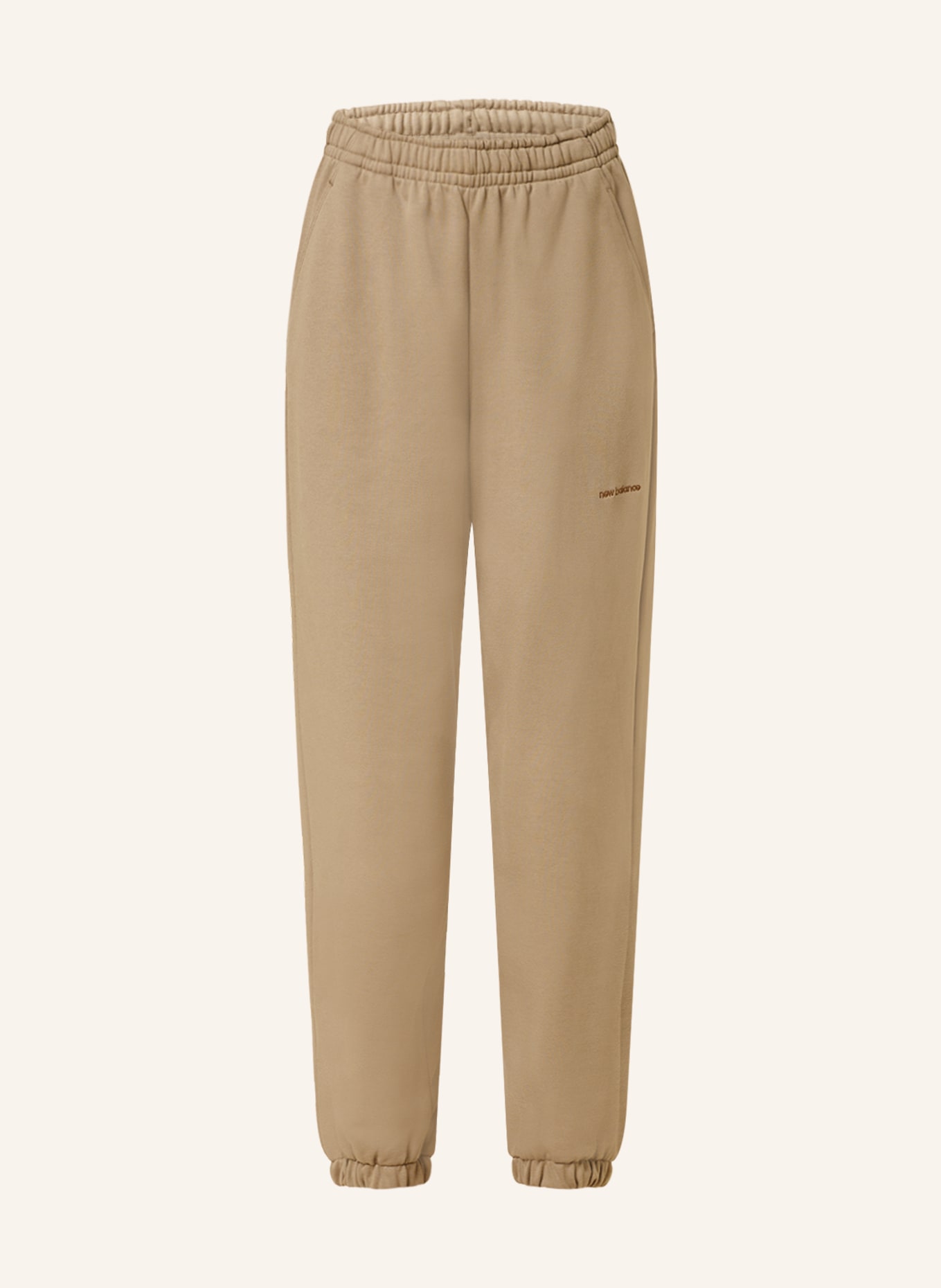 new balance Sweatpants, Color: BEIGE (Image 1)