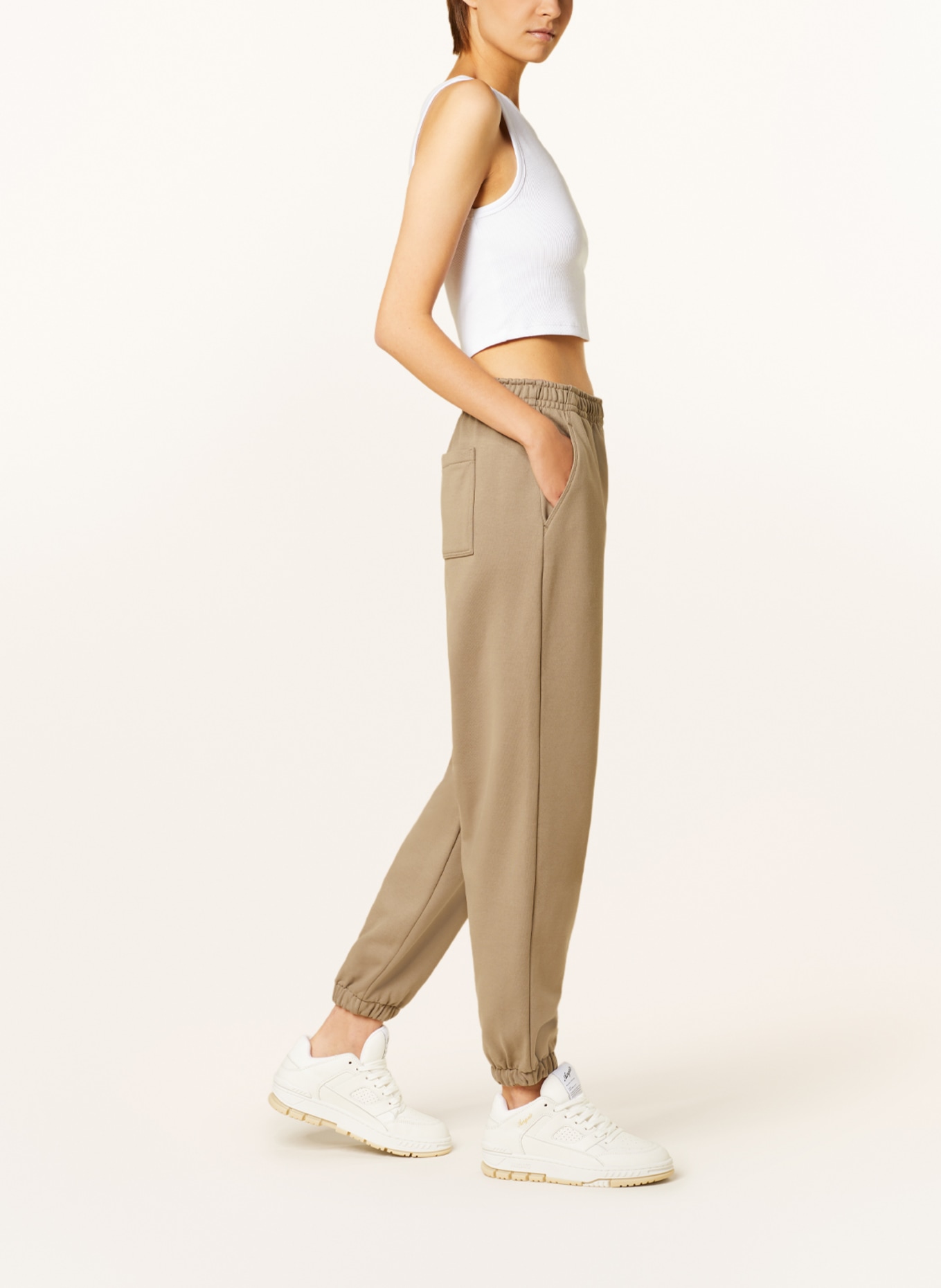 new balance Sweatpants, Color: BEIGE (Image 4)