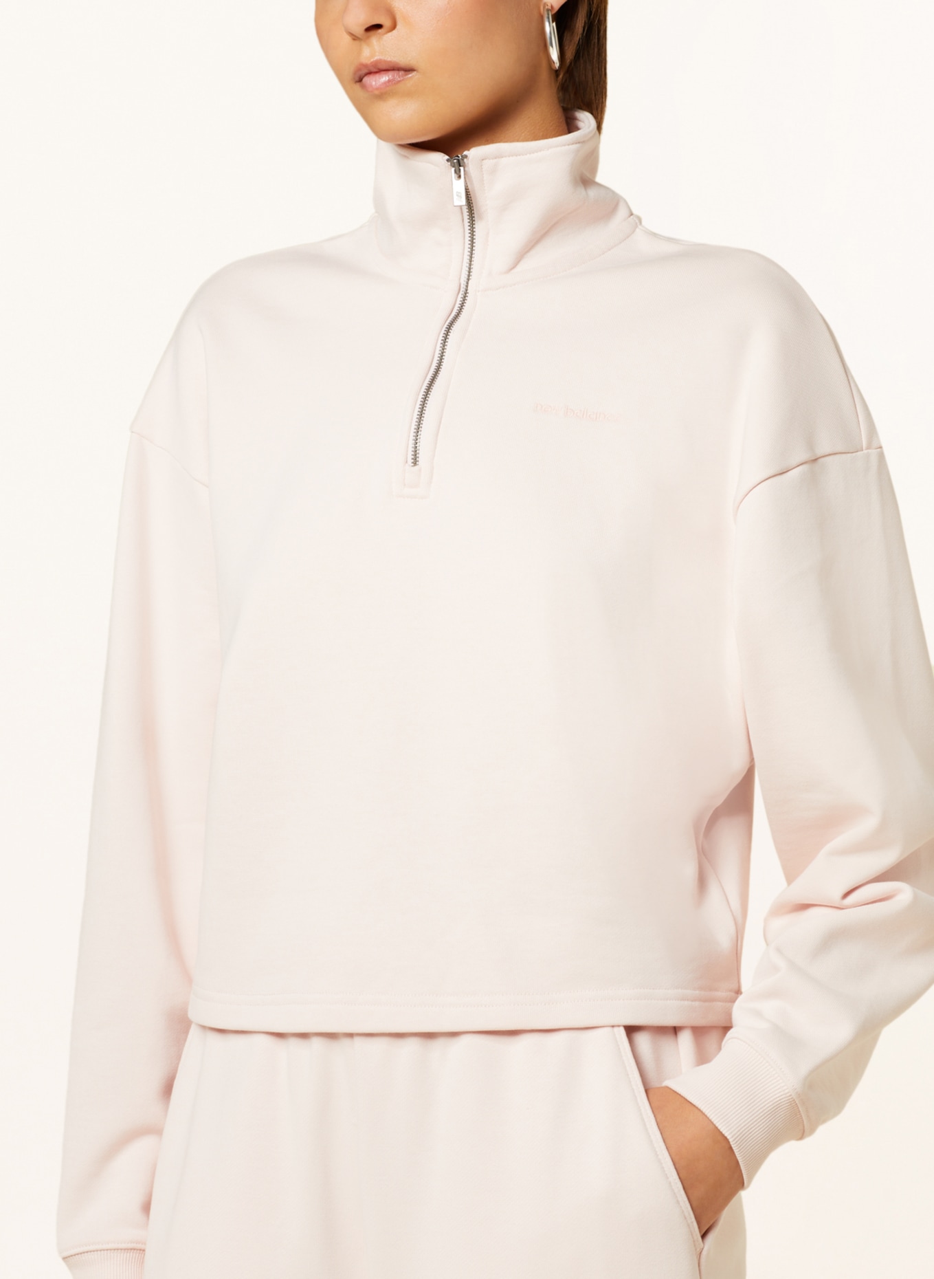 Hot pink half zip store