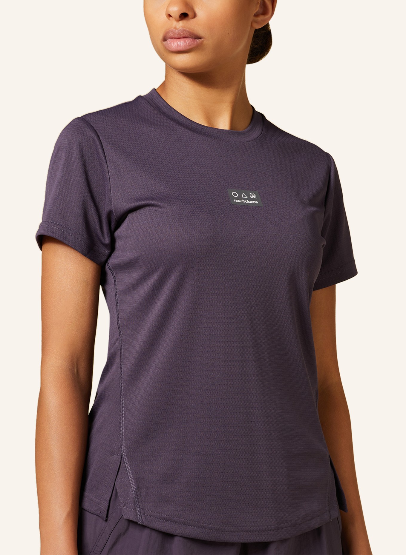 new balance Running shirt IMPACT RUN, Color: DARK PURPLE (Image 4)