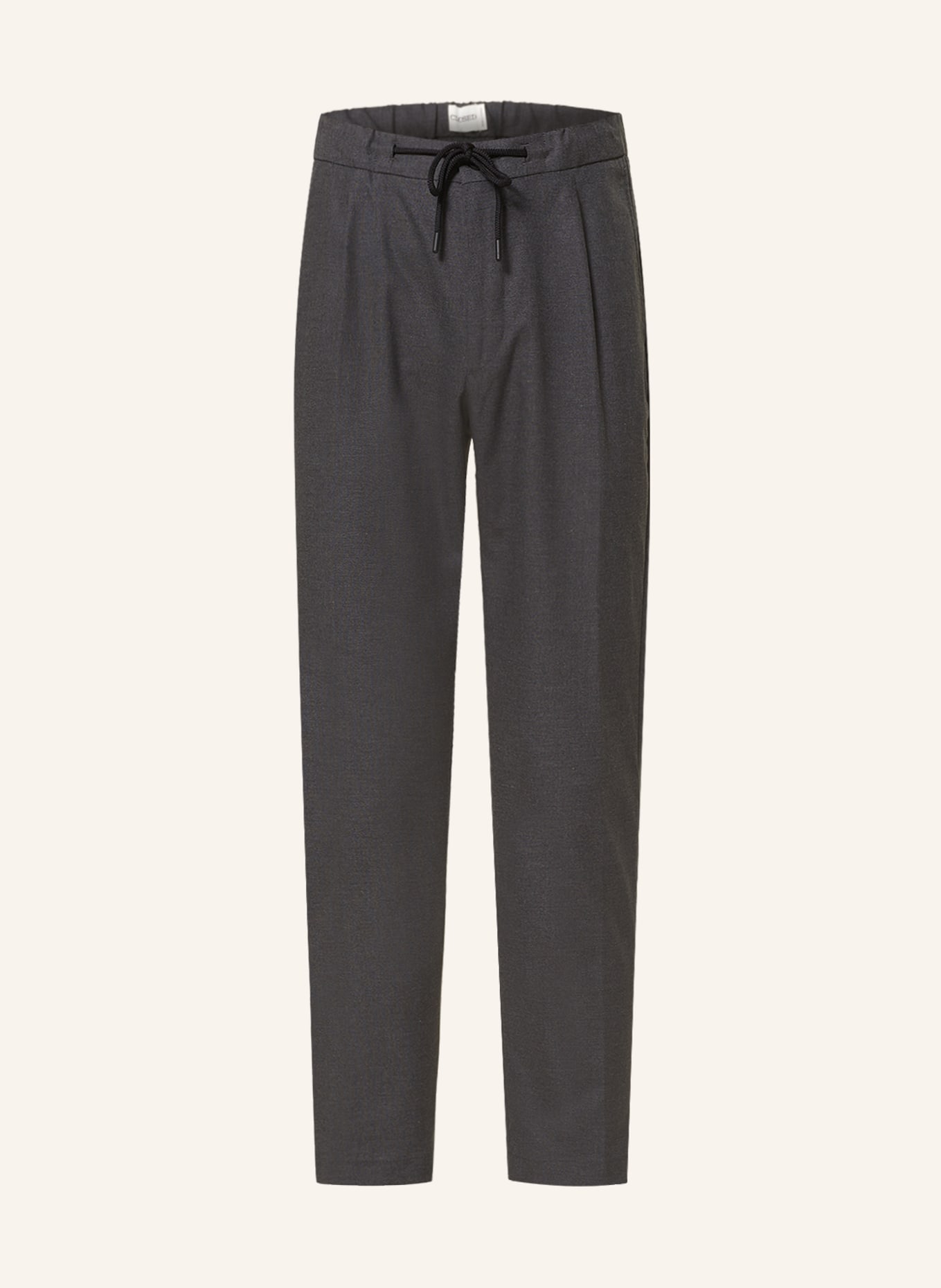 CLOSED Spodnie w stylu dresowym extra slim fit, Kolor: CZIEMNOSZARY (Obrazek 1)