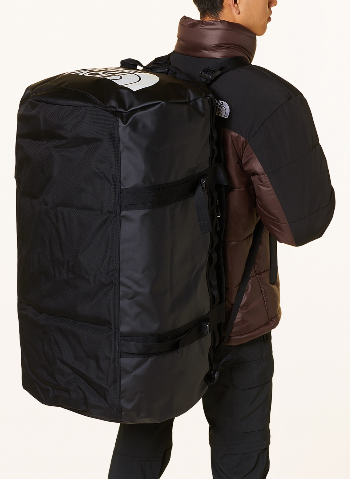 THE NORTH FACE Travel bag BASE CAMP DUFFEL XL 132 l, Color: BLACK/ WHITE (Image 5)