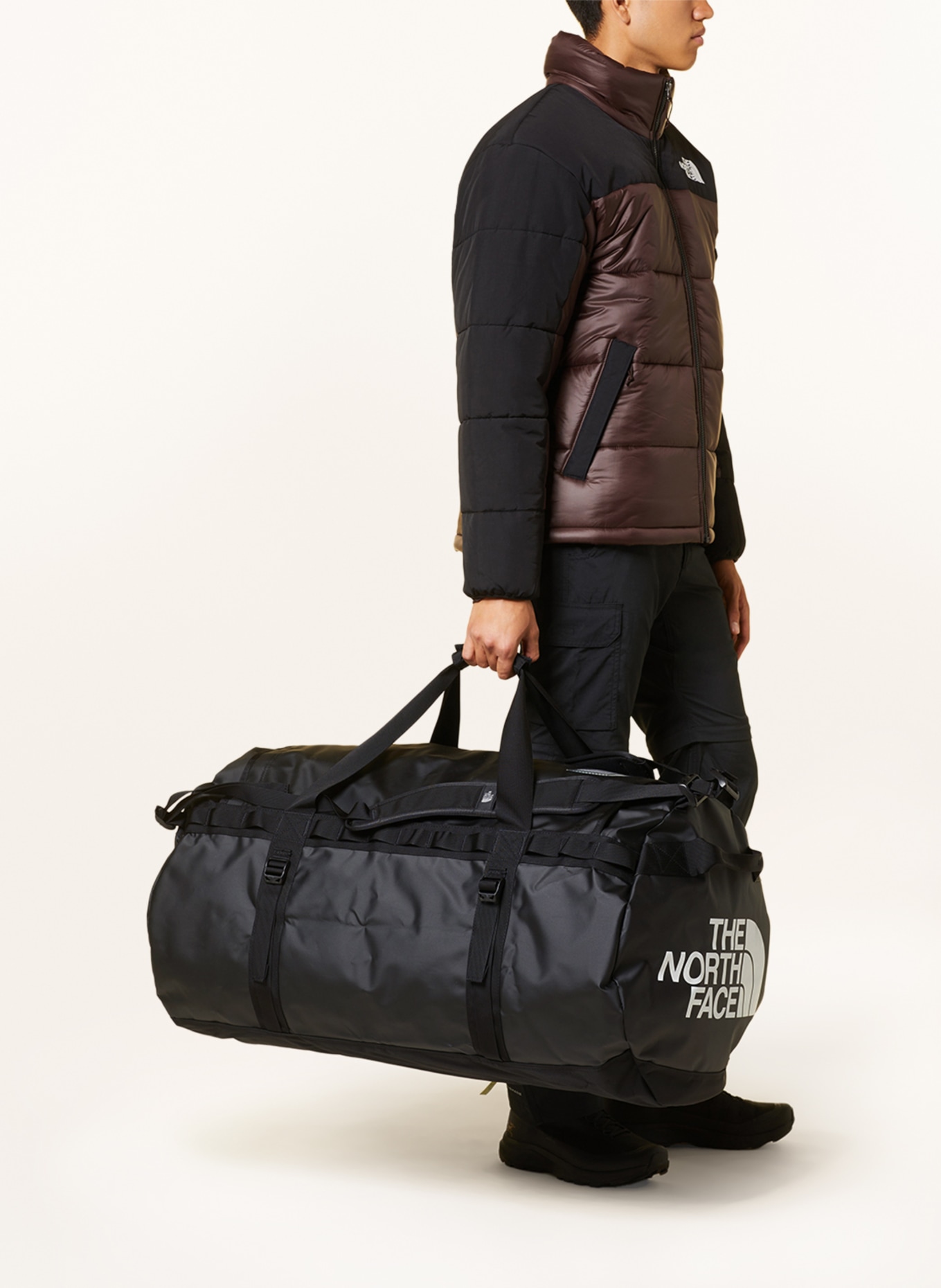 THE NORTH FACE Travel bag BASE CAMP DUFFEL XL 132 l, Color: BLACK/ WHITE (Image 6)