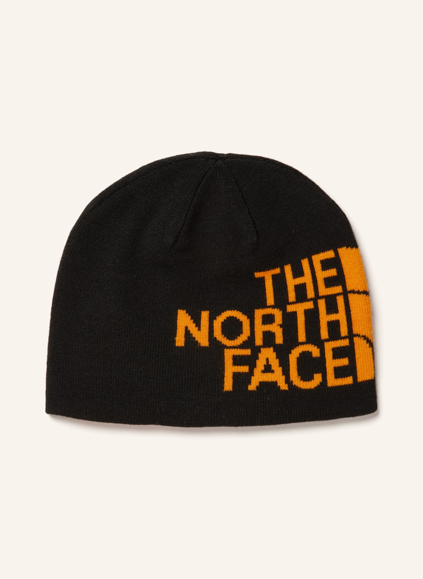 THE NORTH FACE Beanie TNF BANNER reversible, Color: BLACK/ DARK YELLOW (Image 1)