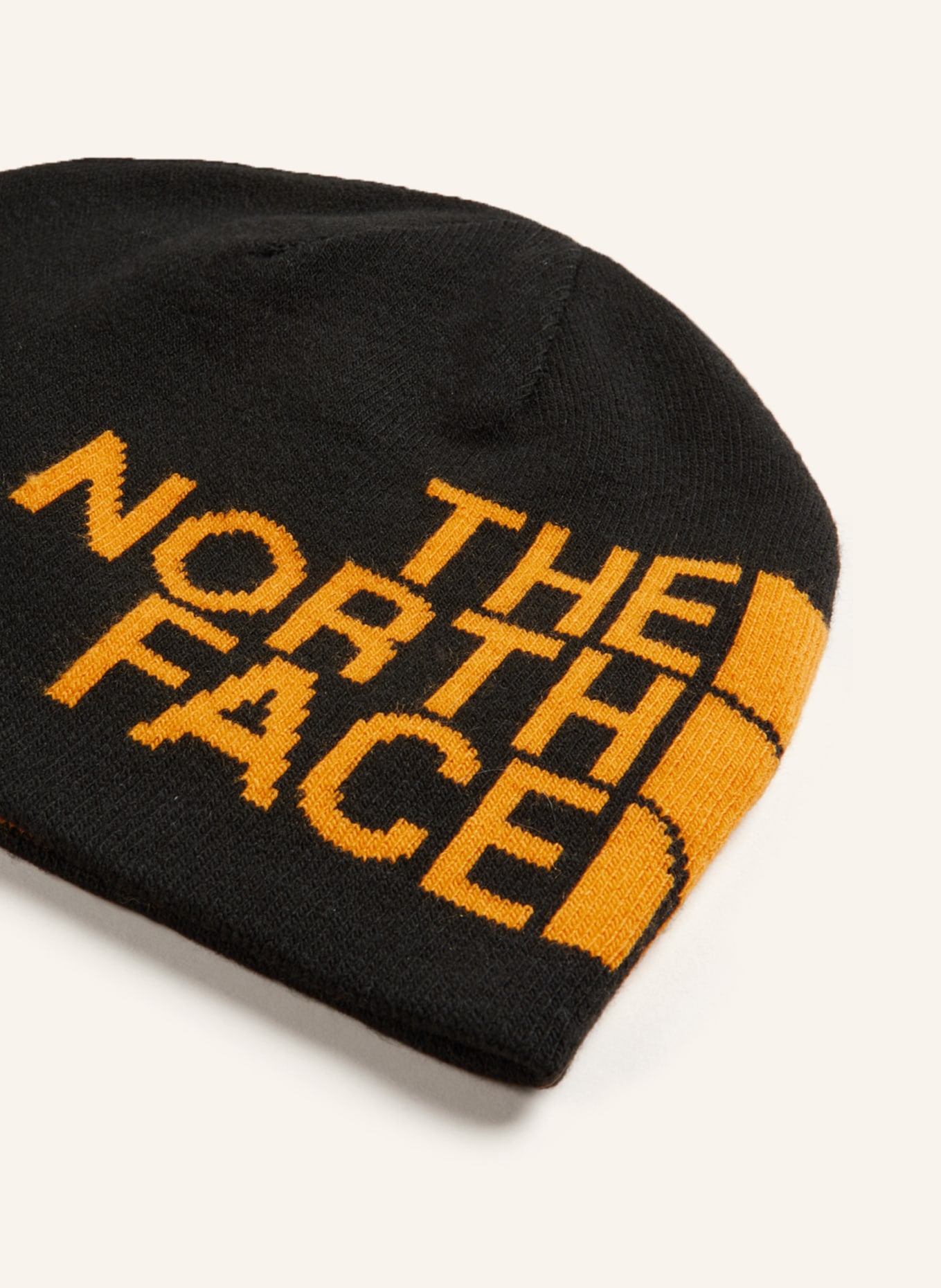 THE NORTH FACE Beanie TNF BANNER reversible, Color: BLACK/ DARK YELLOW (Image 3)