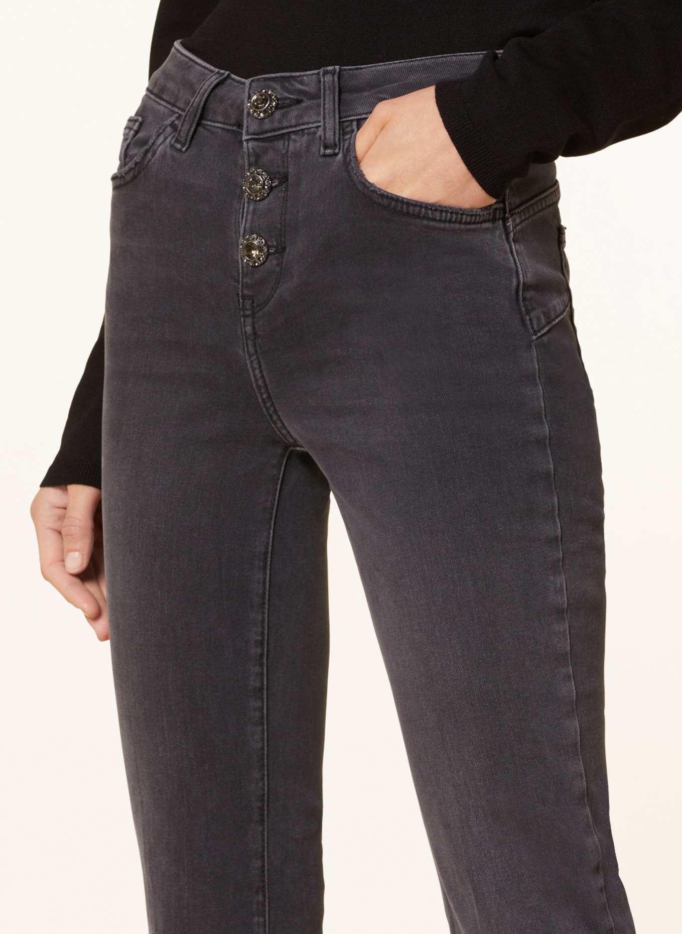 LIU JO 7/8-Jeans PRINCESS, Farbe: 87307 Den.Black seductiv.w (Bild 5)