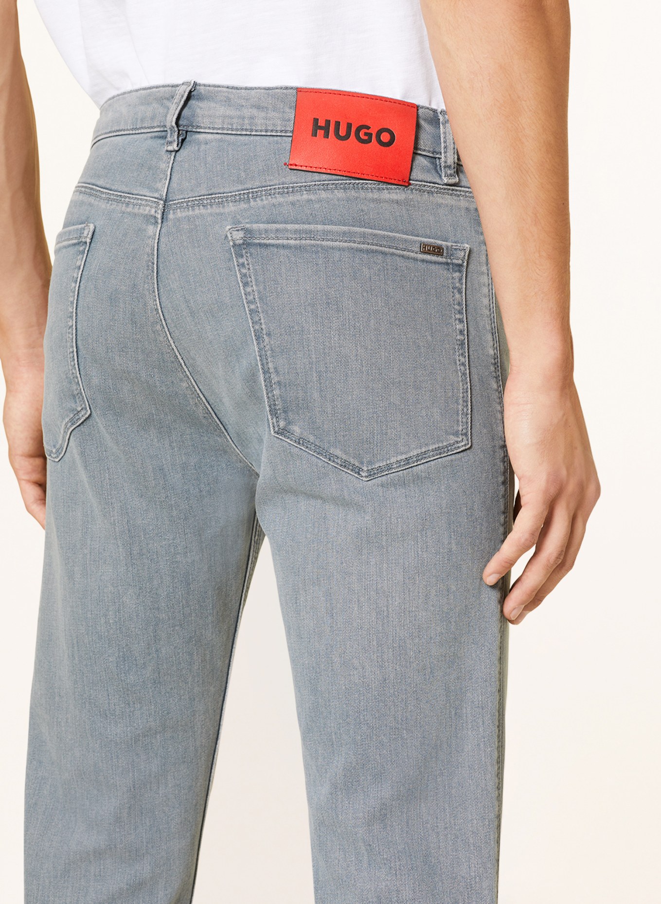 HUGO Jeans HUGO 708 slim fit, Color: 040 SILVER (Image 6)