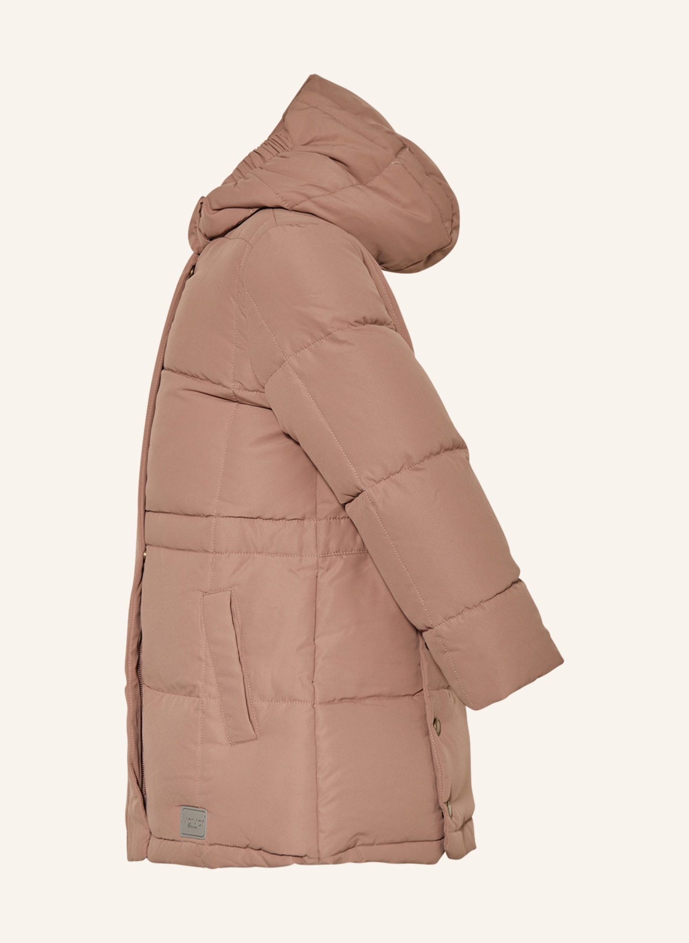 MarMar Péřový kabát OLVIN s odnímatelnou kapucí, Barva: RŮŽOVÁ (Obrázek 4)