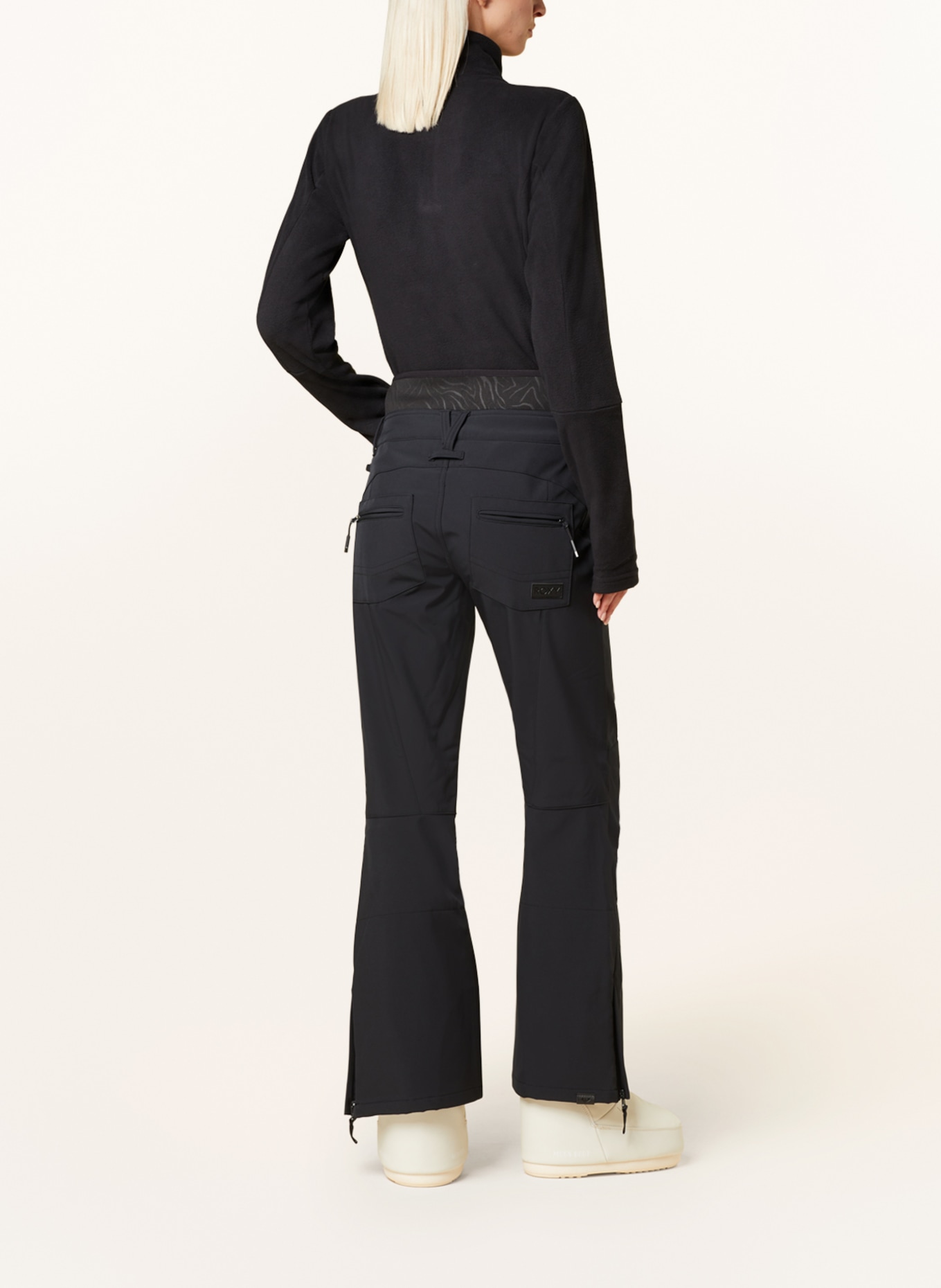ROXY Softshell ski pants RISING HIGH, Color: BLACK (Image 3)