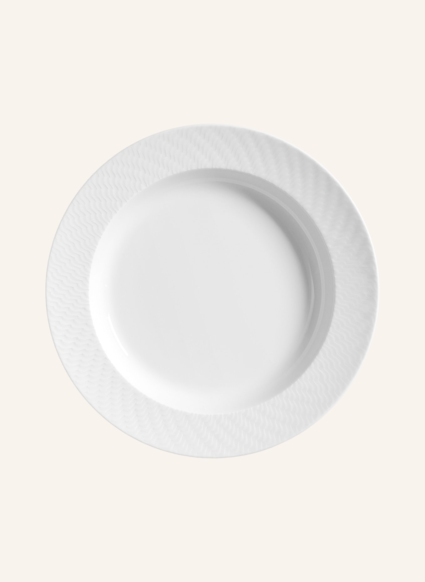 MEISSEN PORZELLAN-MANUFAKTUR Soup plate NO.41 WELLENSPIEL, Color: WHITE (Image 1)