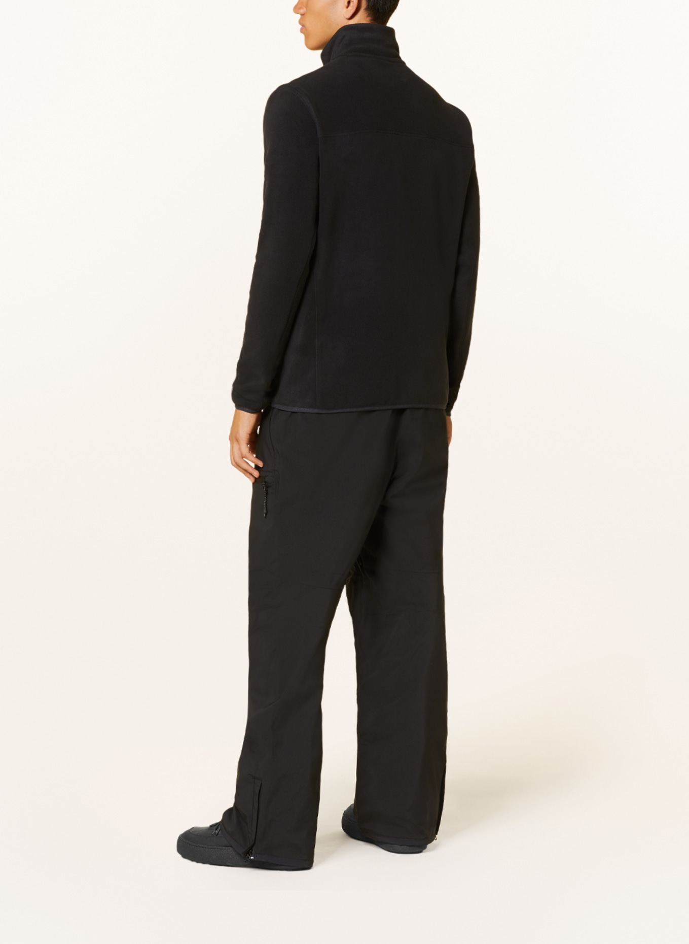 QUIKSILVER Fleece jacket PEAK POINT, Color: OLIVE/ BLACK (Image 3)
