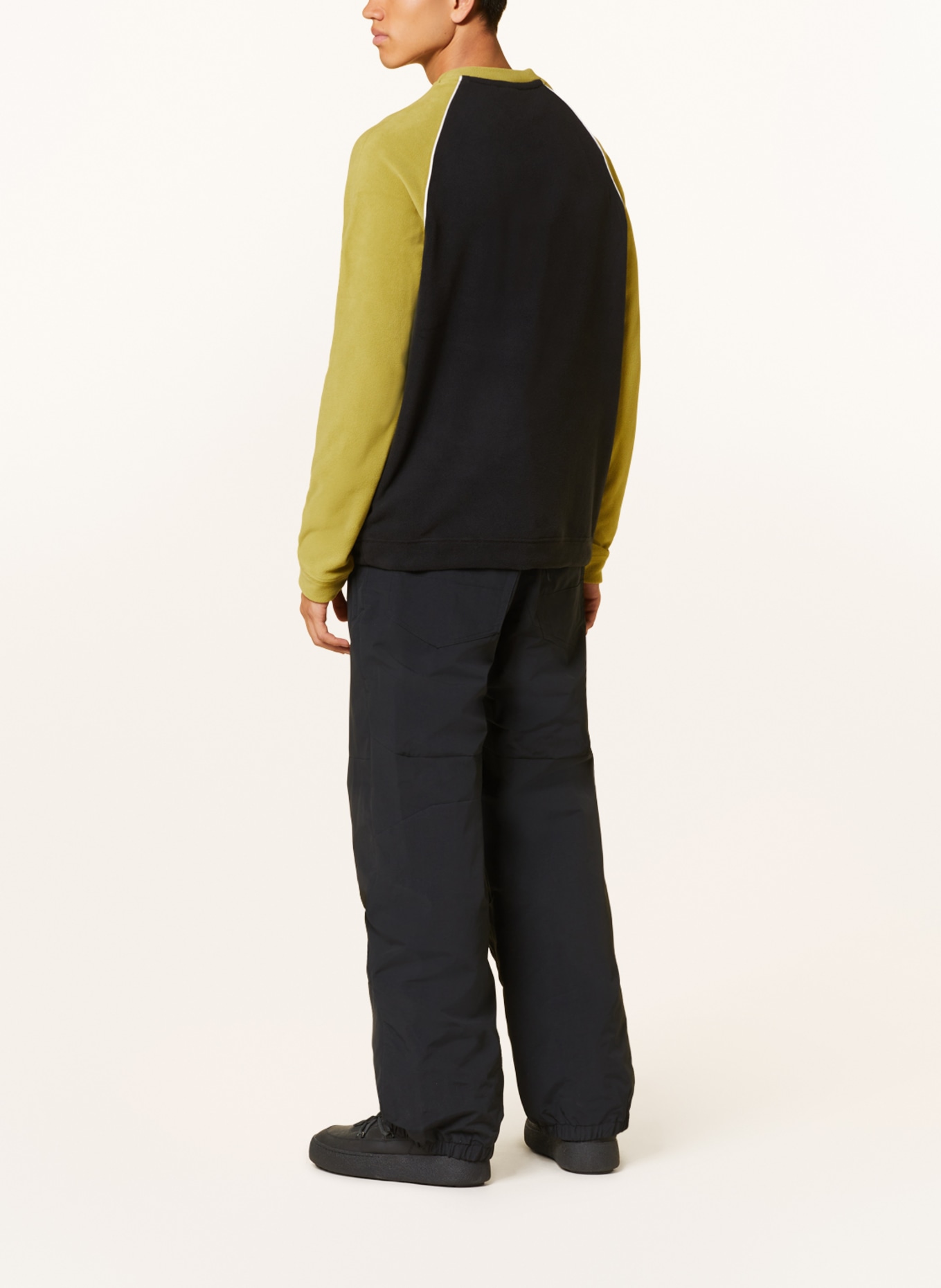 QUIKSILVER Fleece sweater, Color: LIGHT GREEN/ BLACK (Image 3)