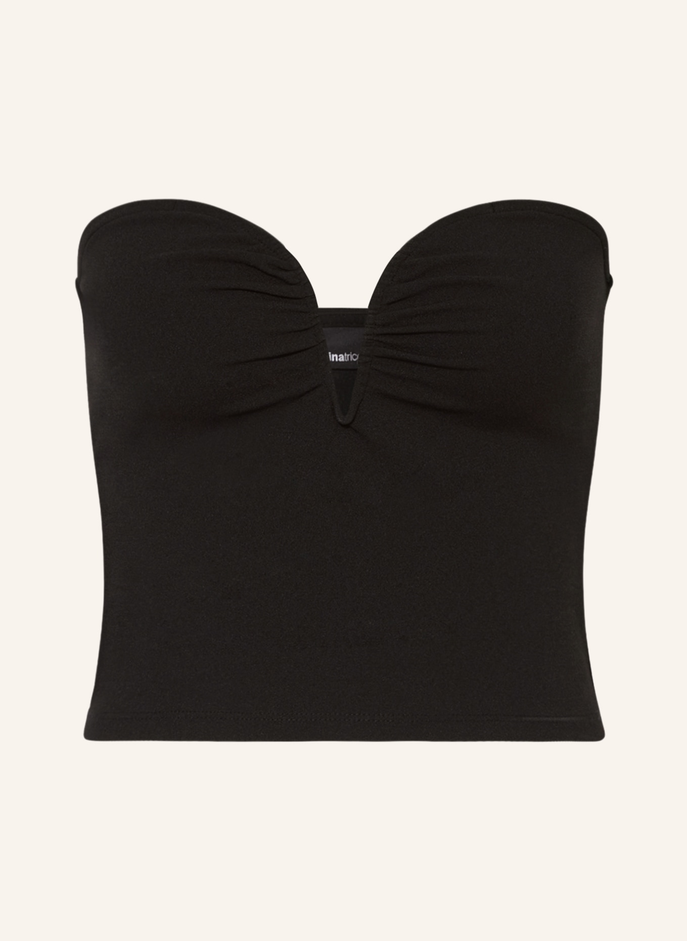 gina tricot Cropped top, Color: BLACK (Image 1)