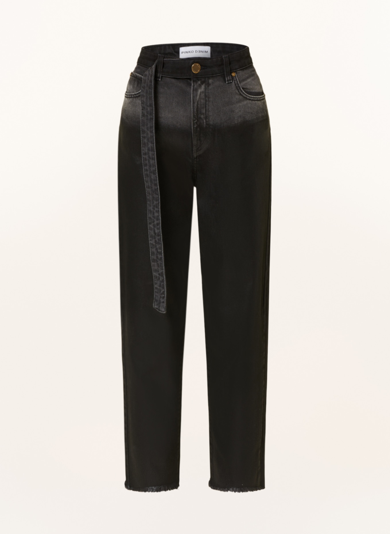 PINKO 7/8 jeans MADDIE, Color: IZ9 GREY/BLACK (Image 1)