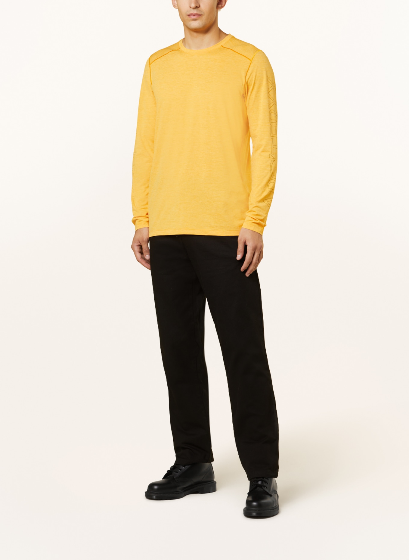 ARC'TERYX Long sleeve shirt CORMAC, Color: YELLOW (Image 2)