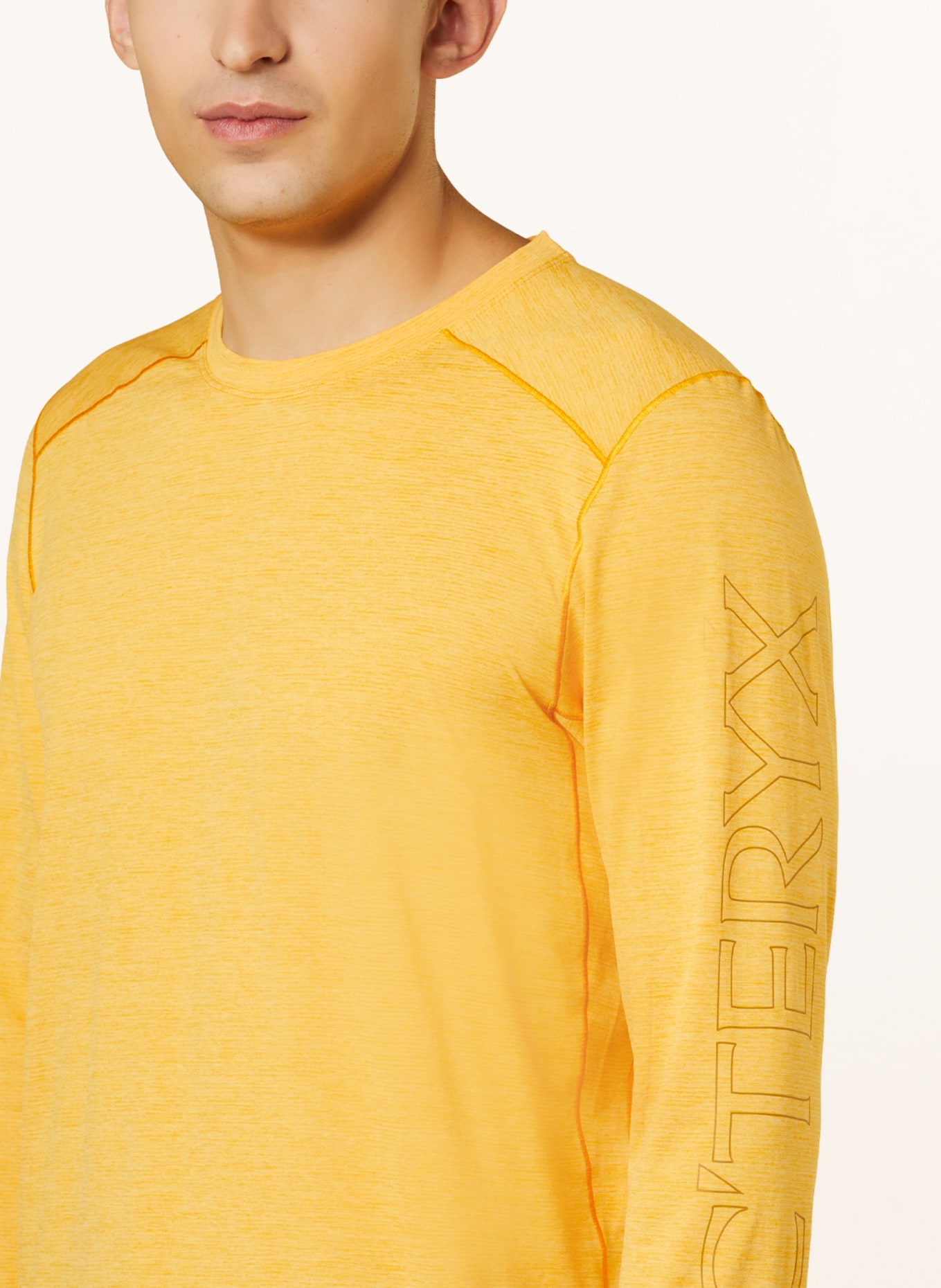 ARC'TERYX Long sleeve shirt CORMAC, Color: YELLOW (Image 4)
