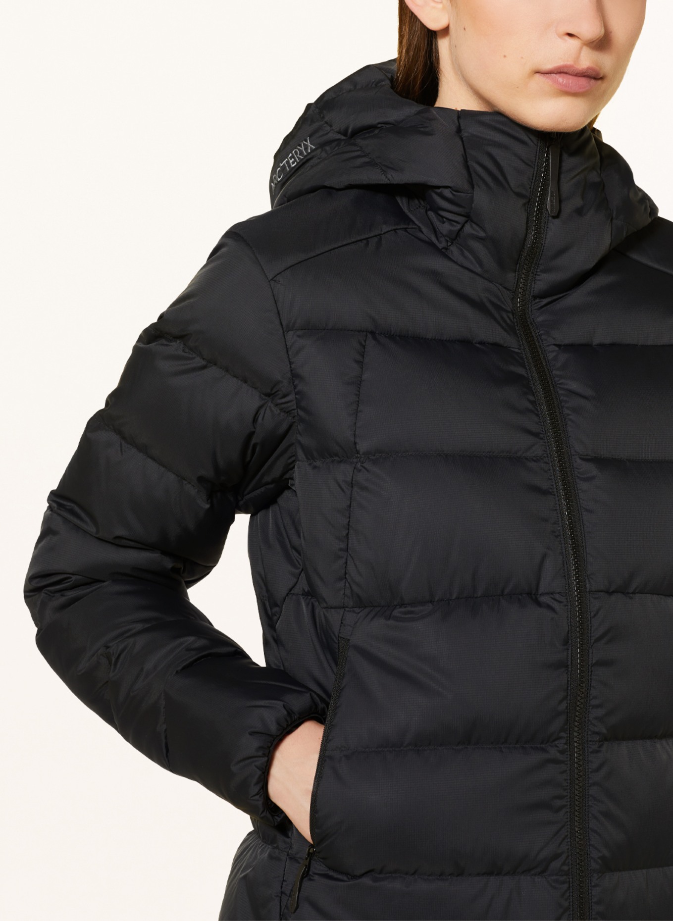 ARC'TERYX Down jacket THORIUM, Color: BLACK (Image 5)