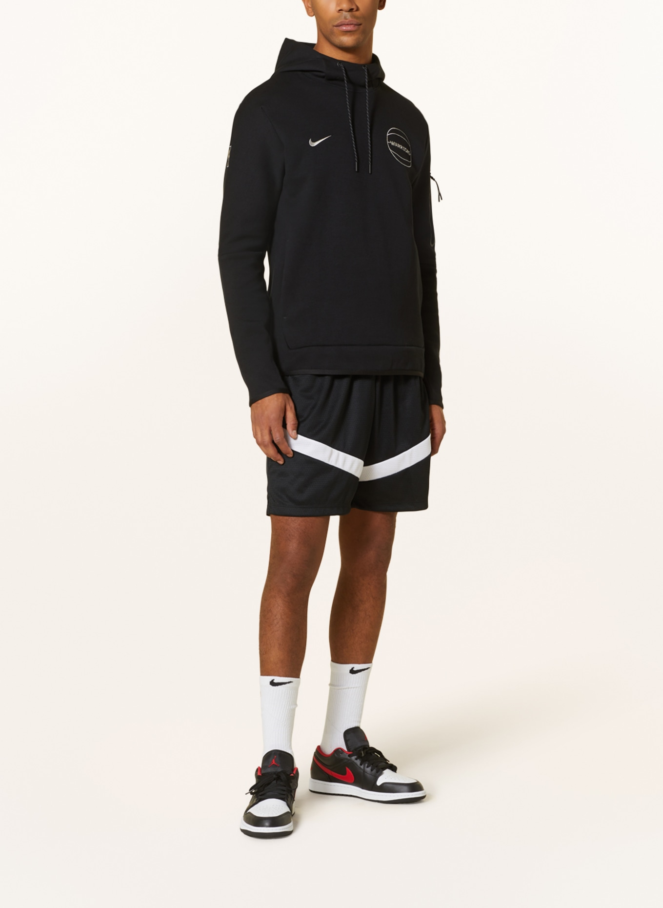 Nike Hoodie GSW MNK, Color: BLACK (Image 2)