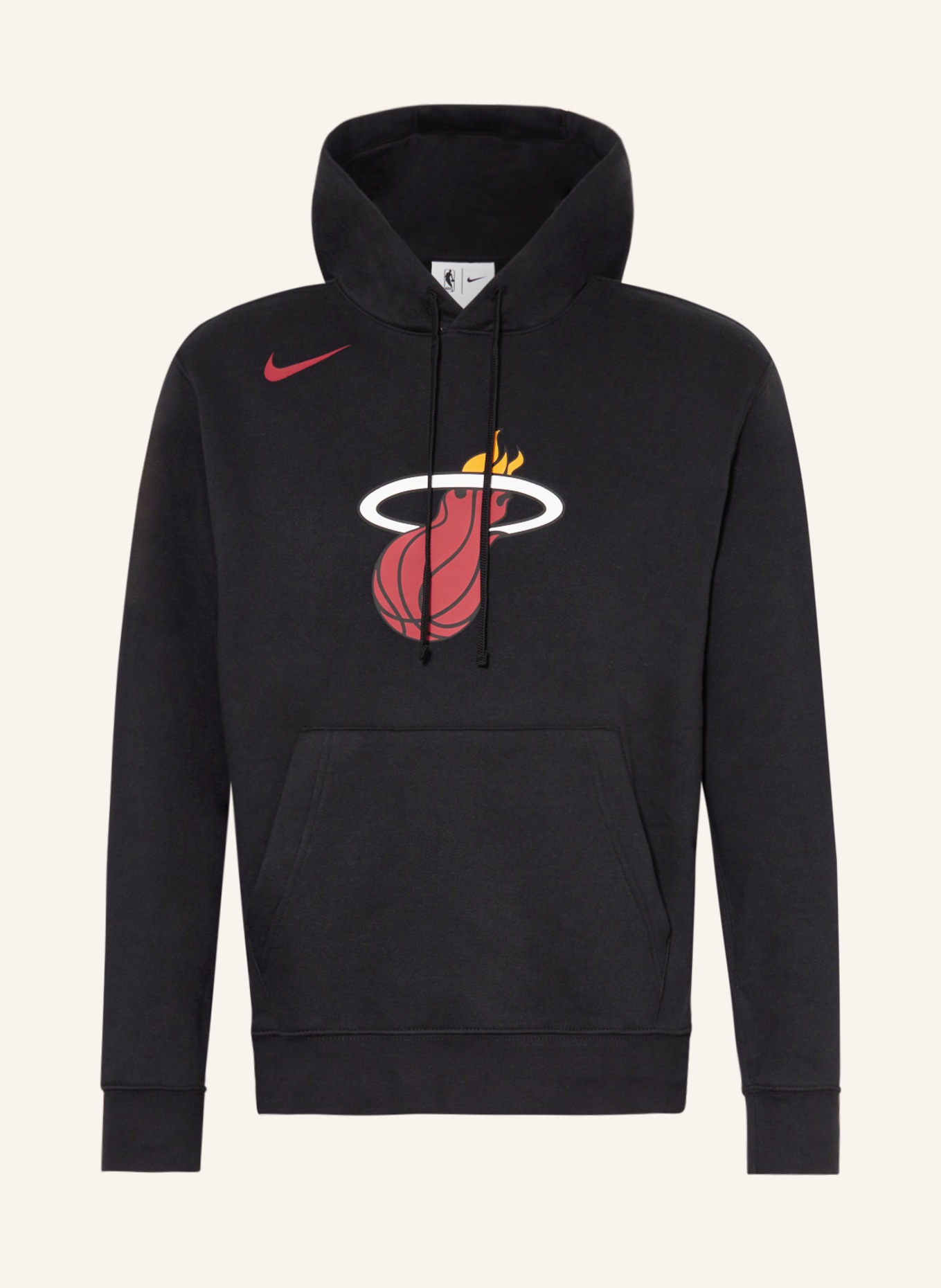 Nike Hoodie, Color: BLACK/ RED/ WHITE (Image 1)