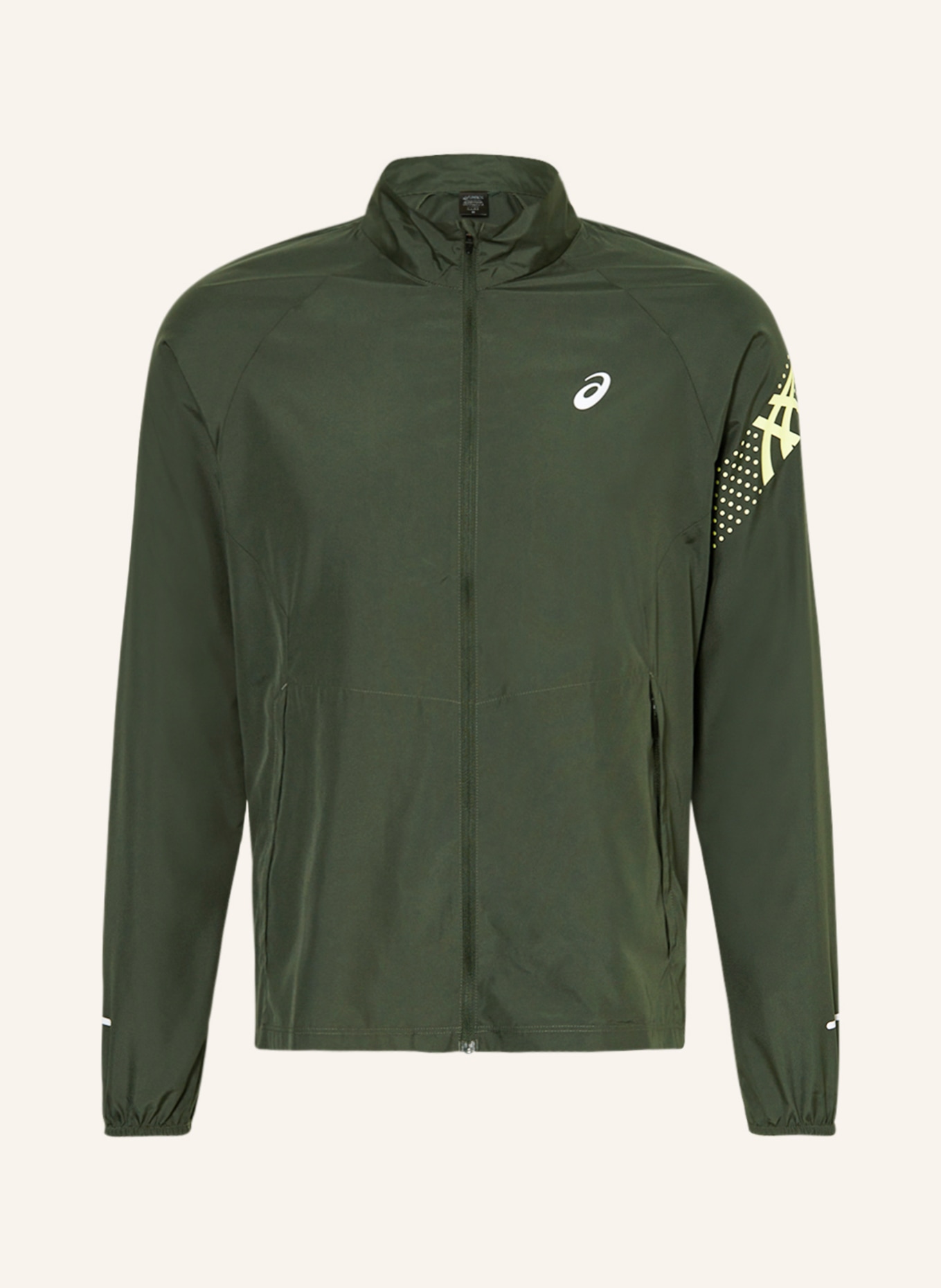 ASICS Running jacket ICON, Color: GREEN (Image 1)