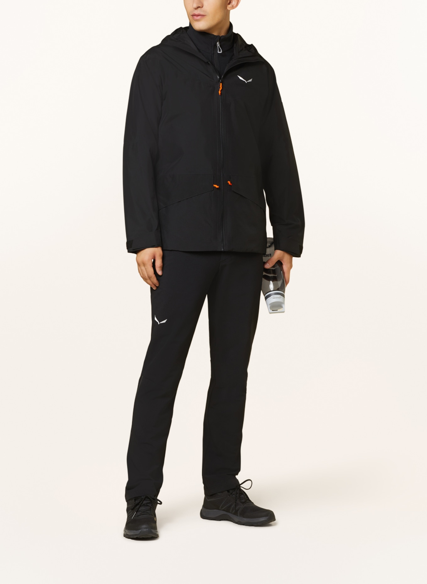 SALEWA Outdoor jacket PUEZ 2L GORE-TEX®, Color: BLACK (Image 2)