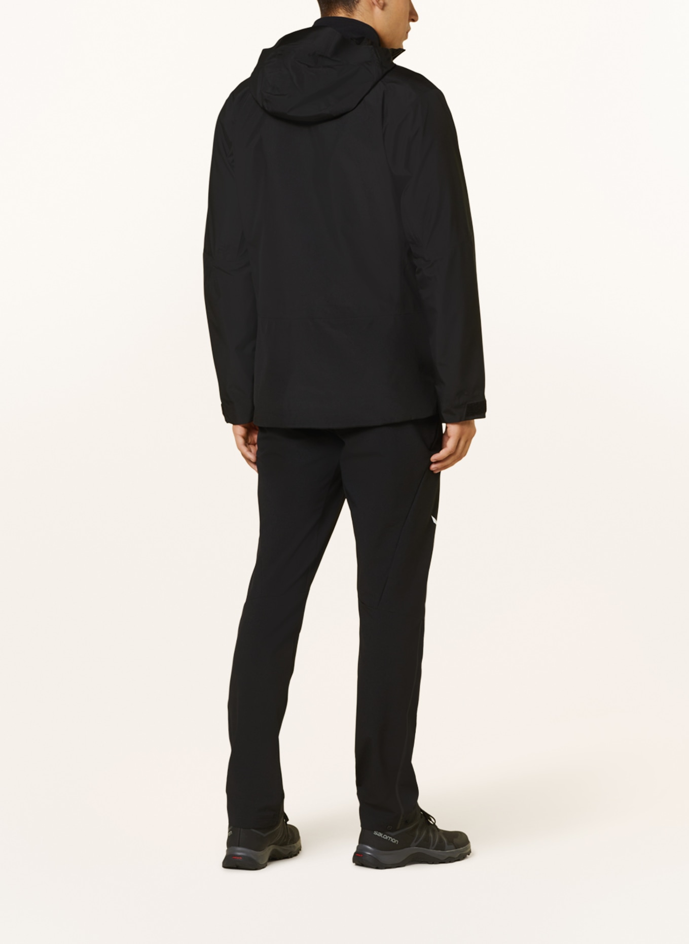 SALEWA Outdoor jacket PUEZ 2L GORE-TEX®, Color: BLACK (Image 3)