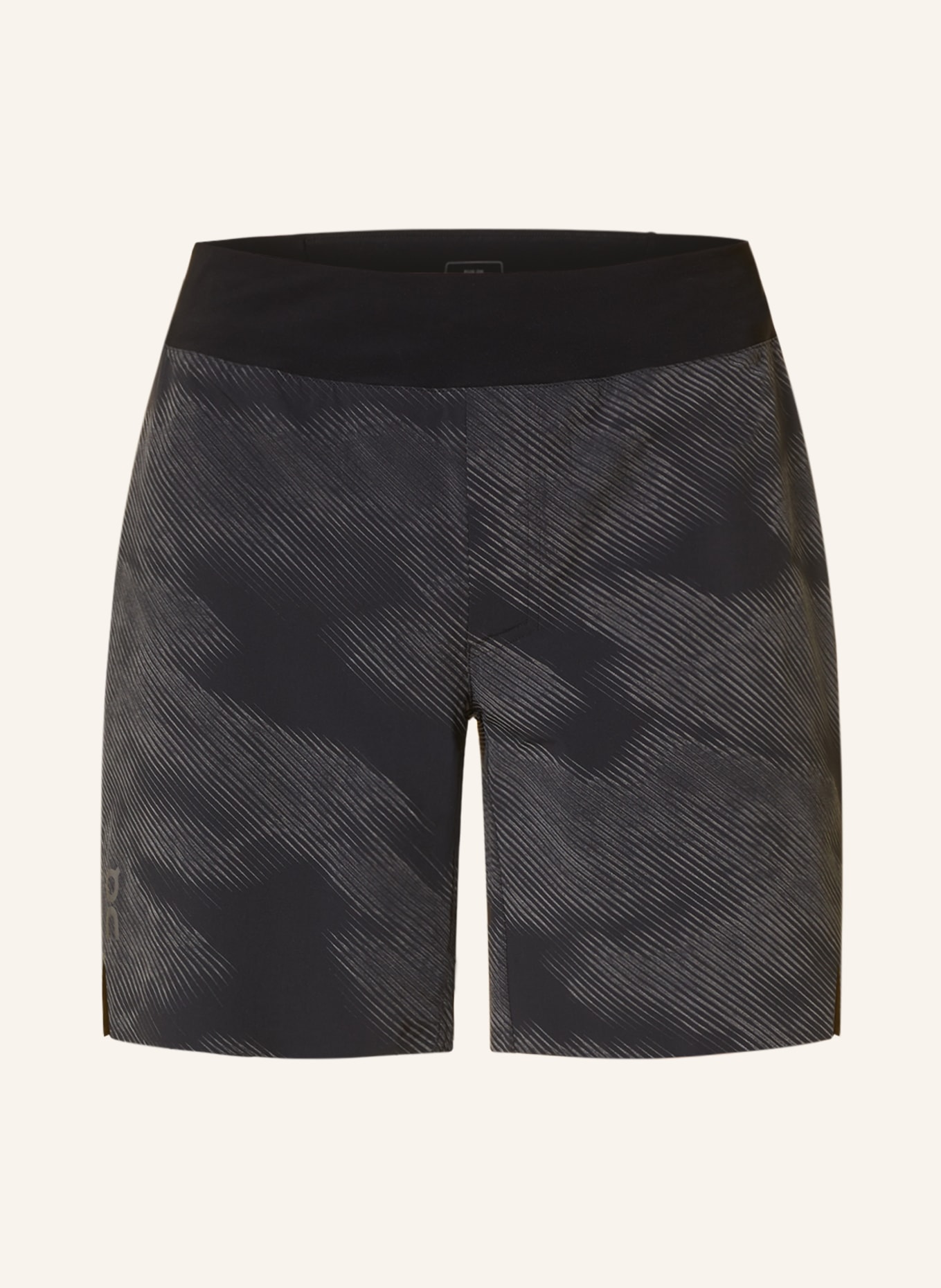 On 2-in-1 running shorts LUMOS, Color: BLACK/ GRAY (Image 1)