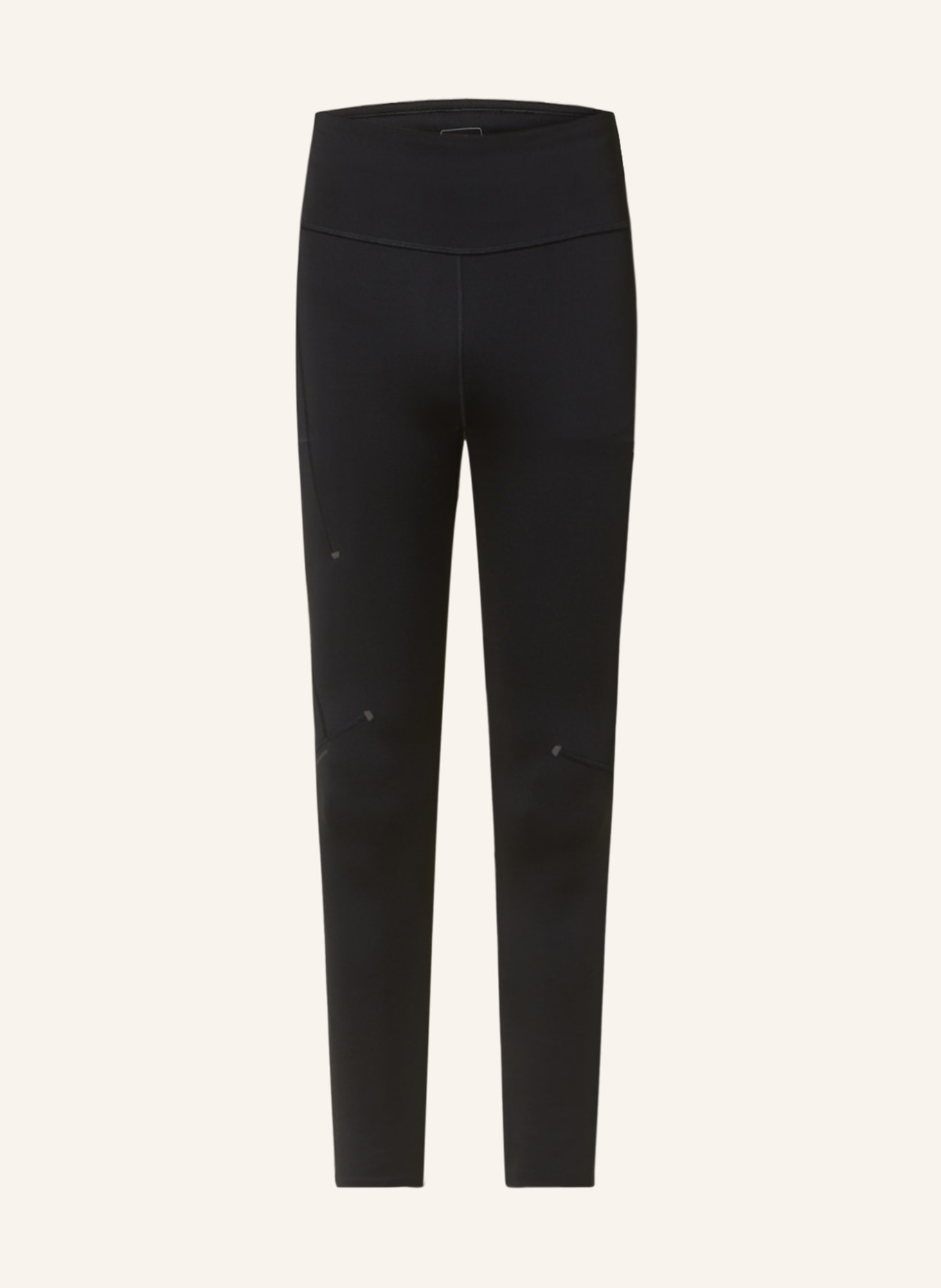 On 7/8 running tights, Color: BLACK (Image 1)