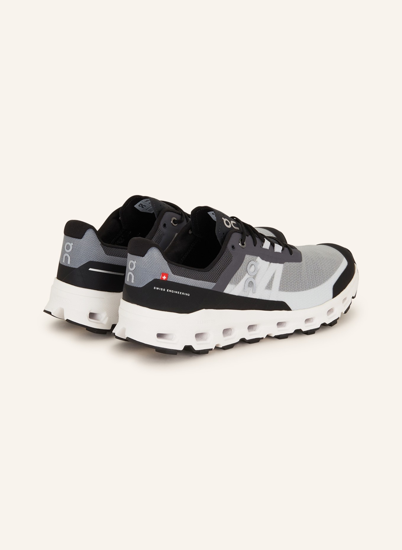 On Trail running shoes CLOUDVISTA, Color: BLACK/ GRAY (Image 2)