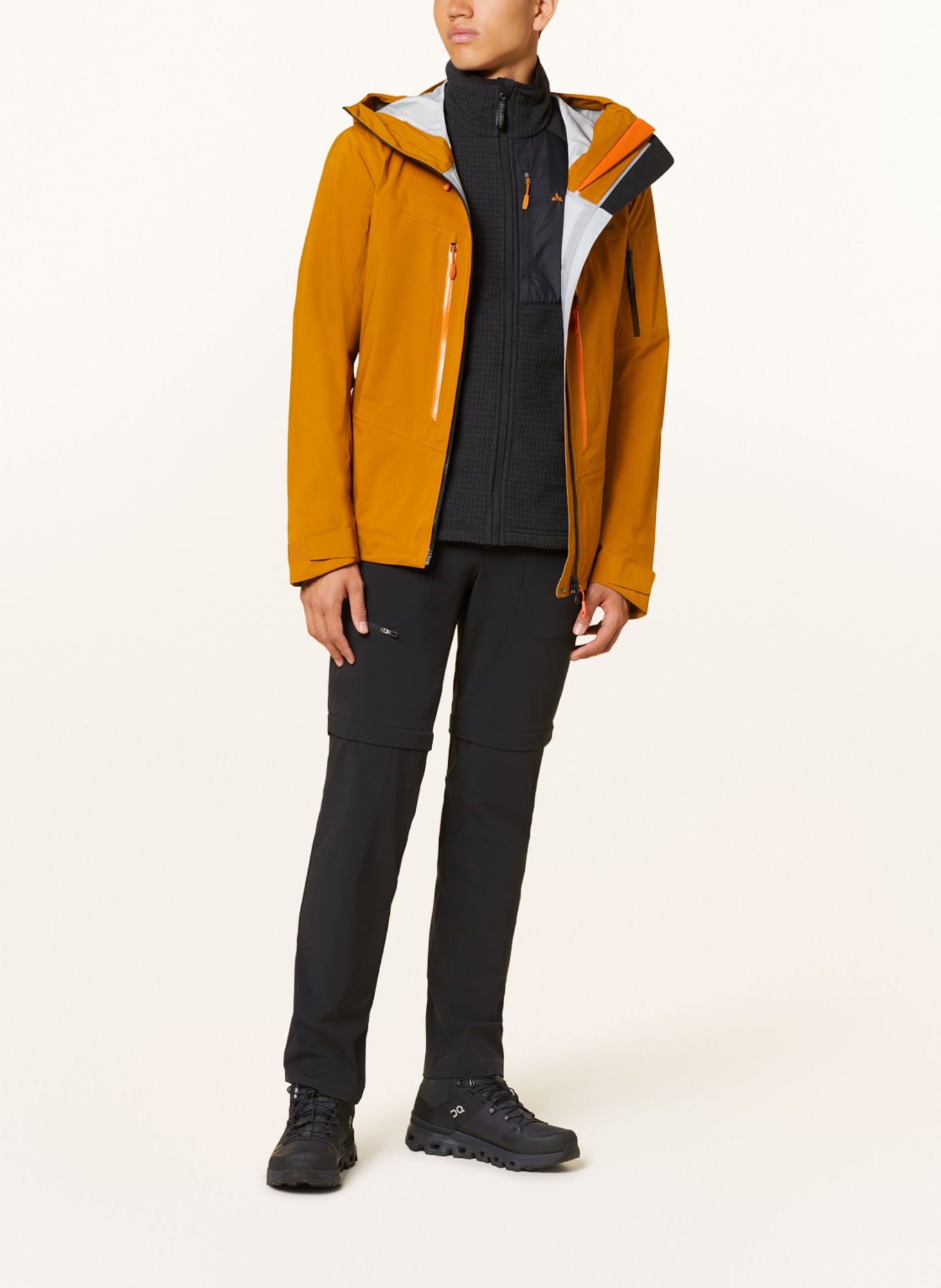 VAUDE Fleece jacket NEYLAND, Color: GRAY (Image 2)