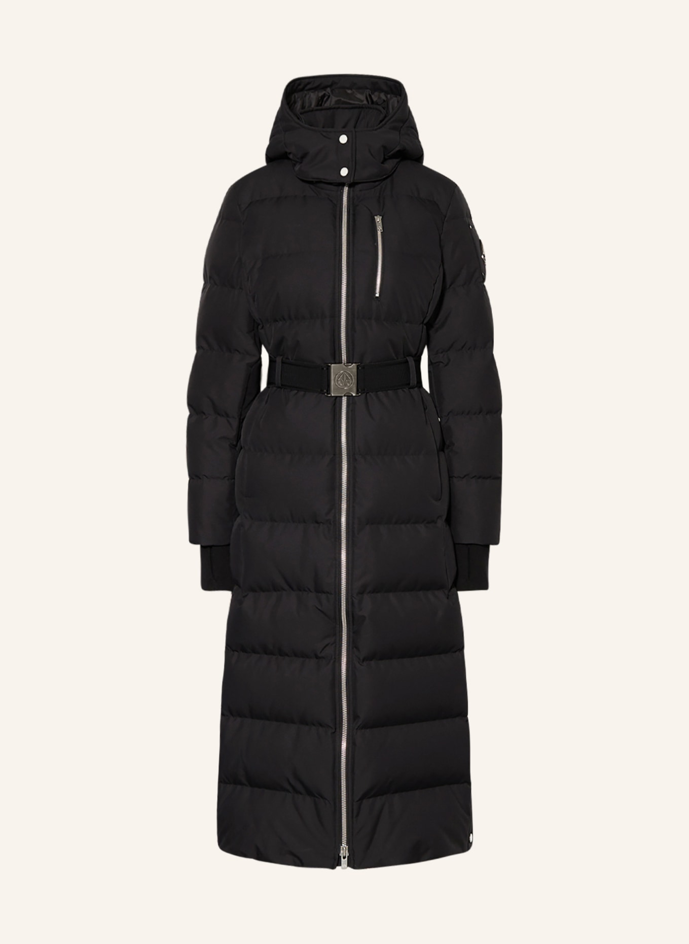MOOSE KNUCKLES Down coat CLOUD with detachable hood, Color: BLACK (Image 1)