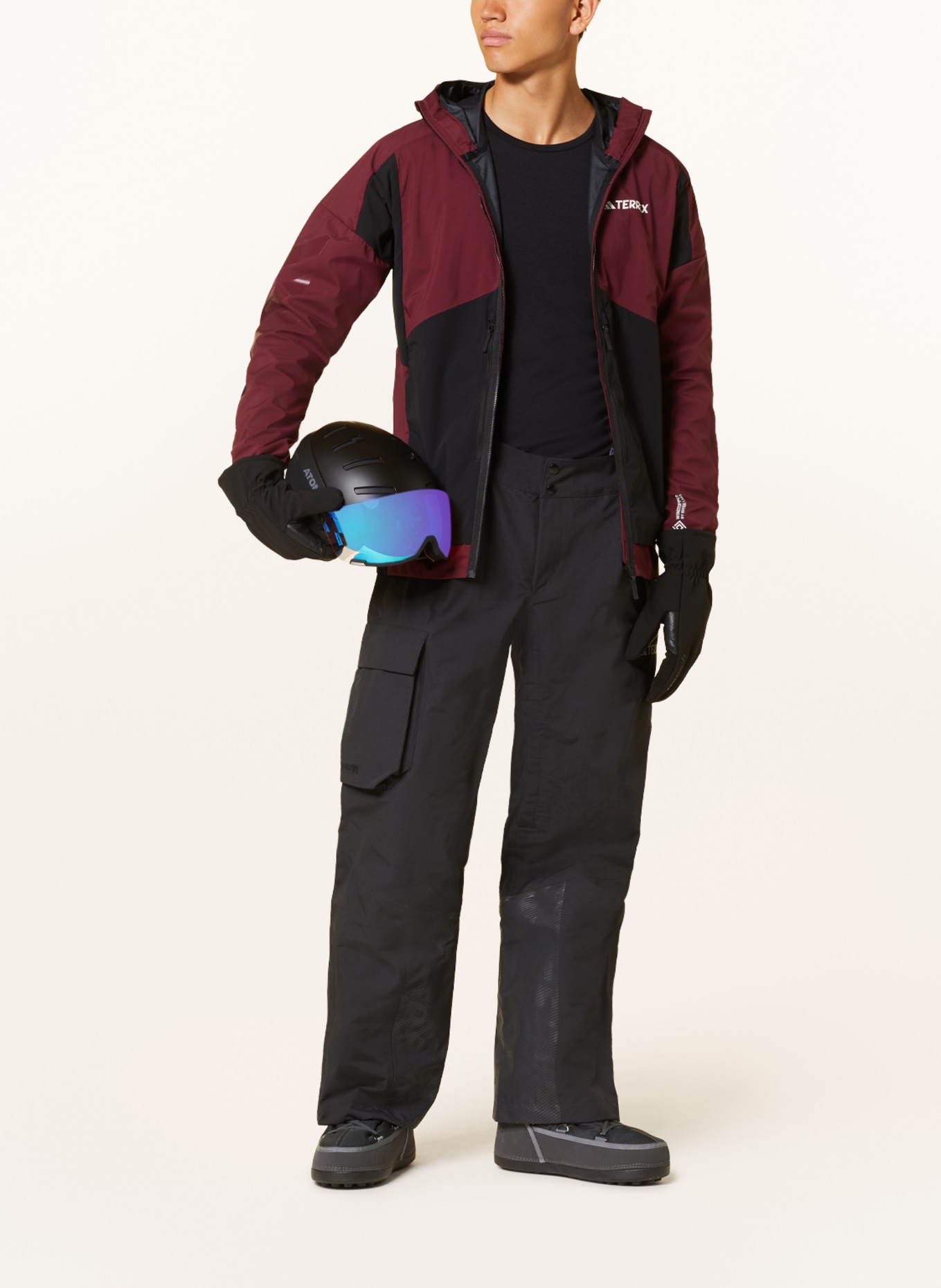adidas Ski pants TERREX 3L GORE-TEX, Color: BLACK (Image 2)