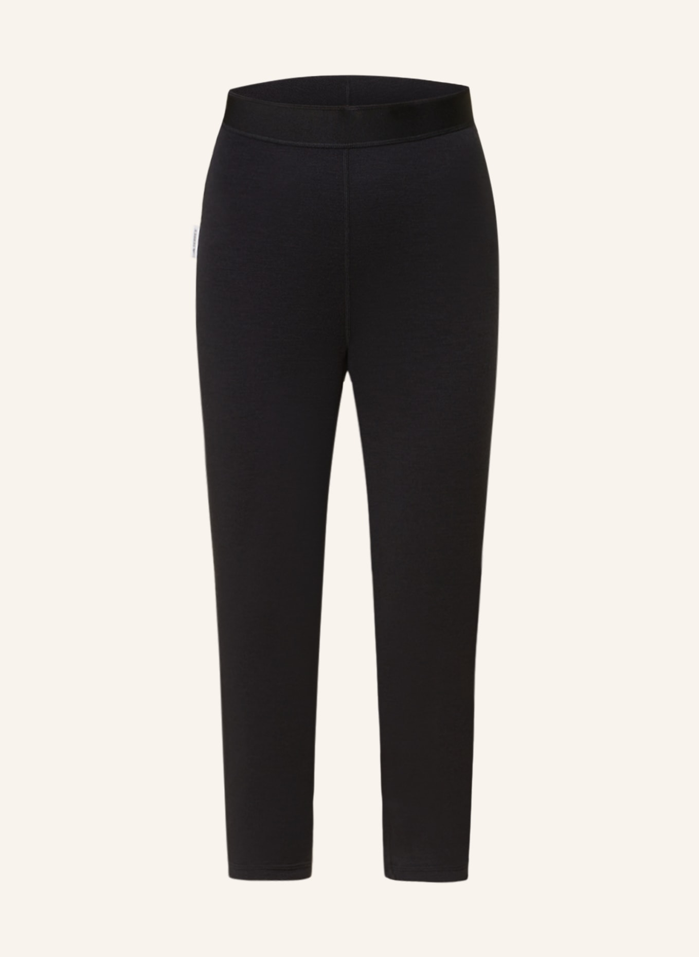 adidas Functional baselayer trousers XPERIOR MERINO 260 with cropped leg length made of merino wool, Color: BLACK (Image 1)