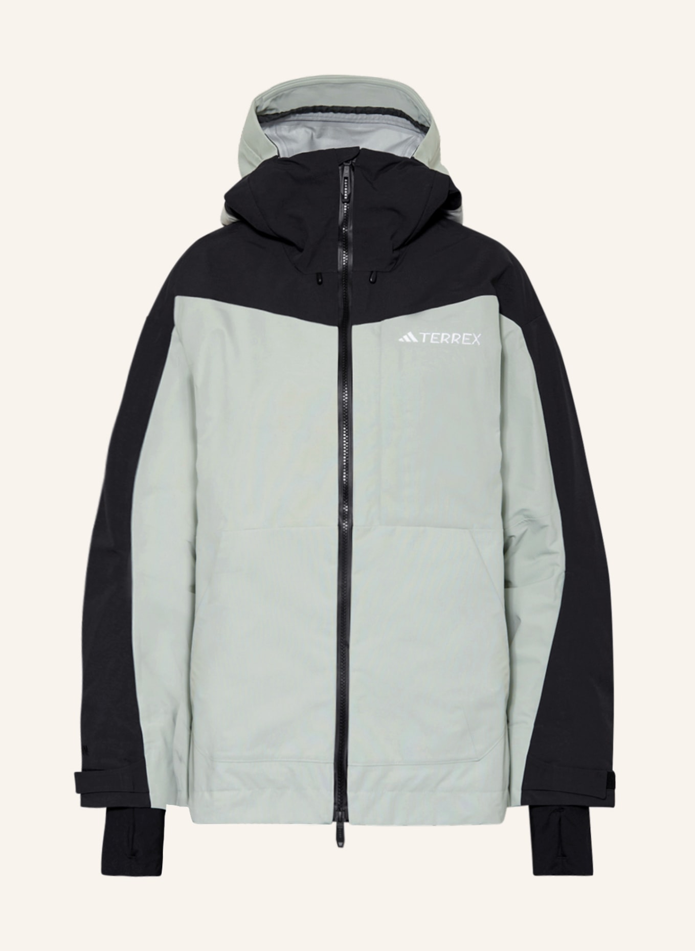 adidas Ski jacket TERREX TECHROCK, Color: BLACK/ LIGHT GRAY (Image 1)