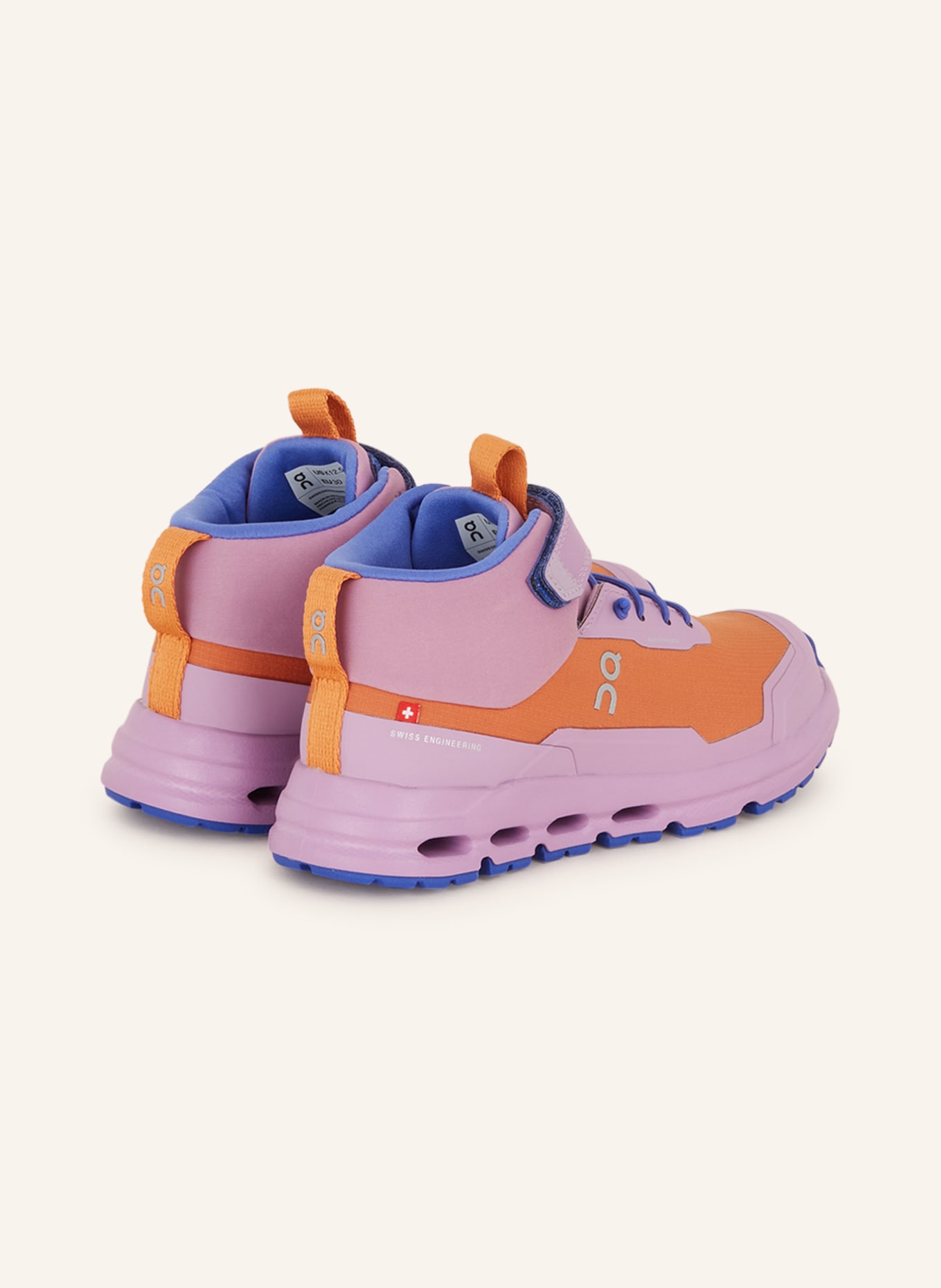 On Sneaker CLOUDHERO MID WATERPROOF, Farbe: HELLLILA/ ORANGE (Bild 2)