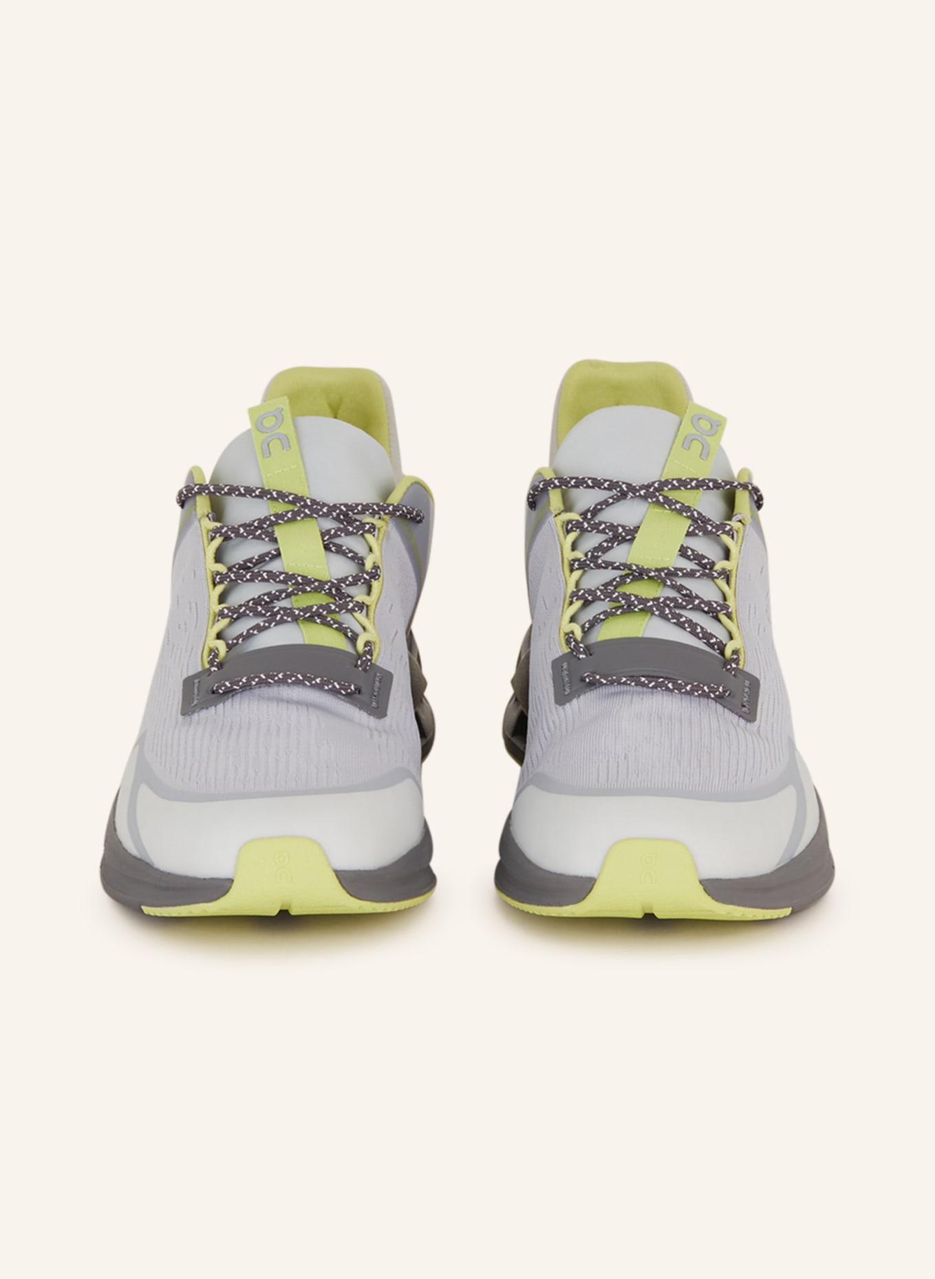 On Sneakers CLOUDNOVA FLUX, Color: LIGHT GRAY/ YELLOW (Image 3)