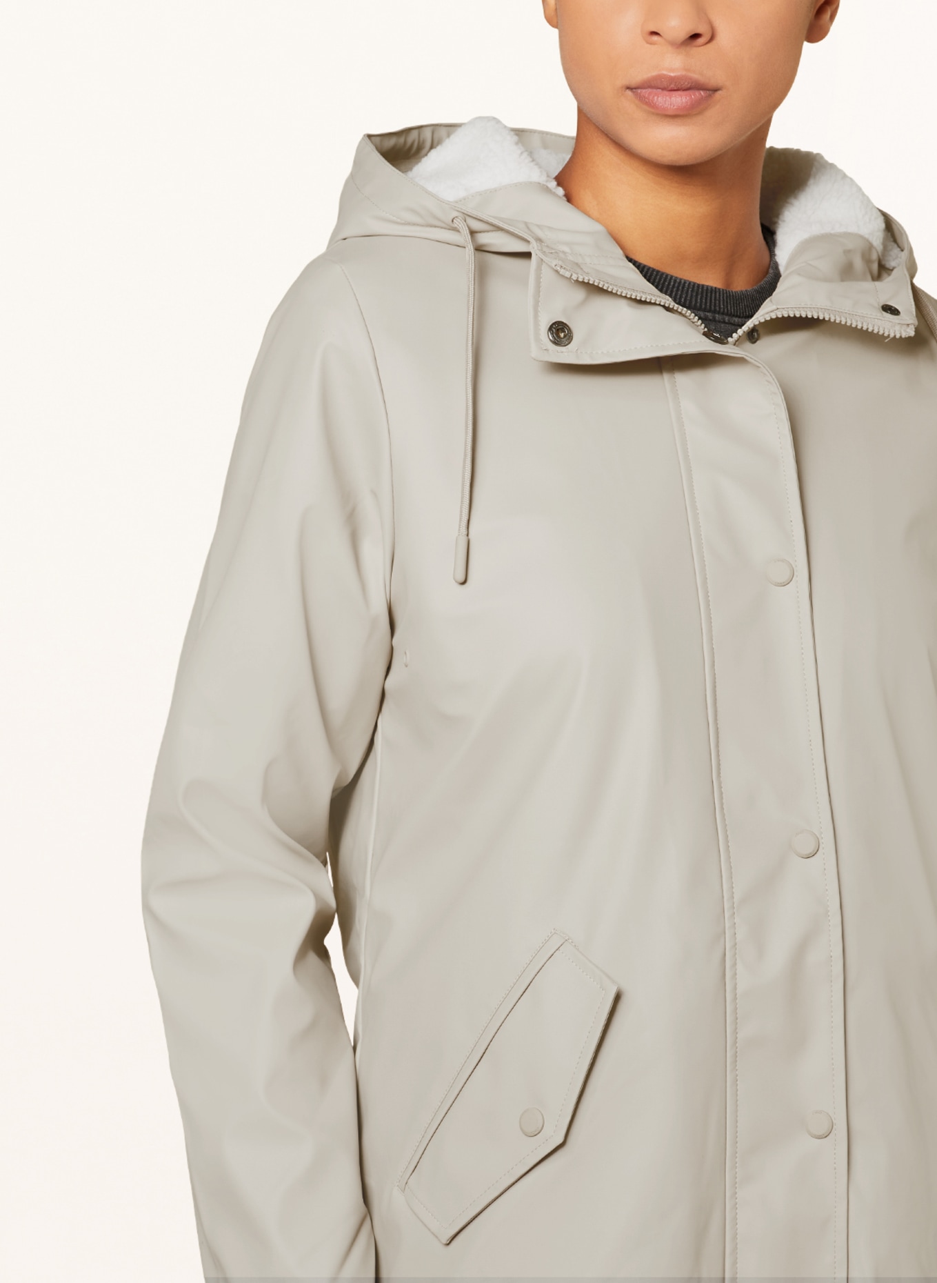 ONLY Raincoat, Color: CREAM (Image 5)