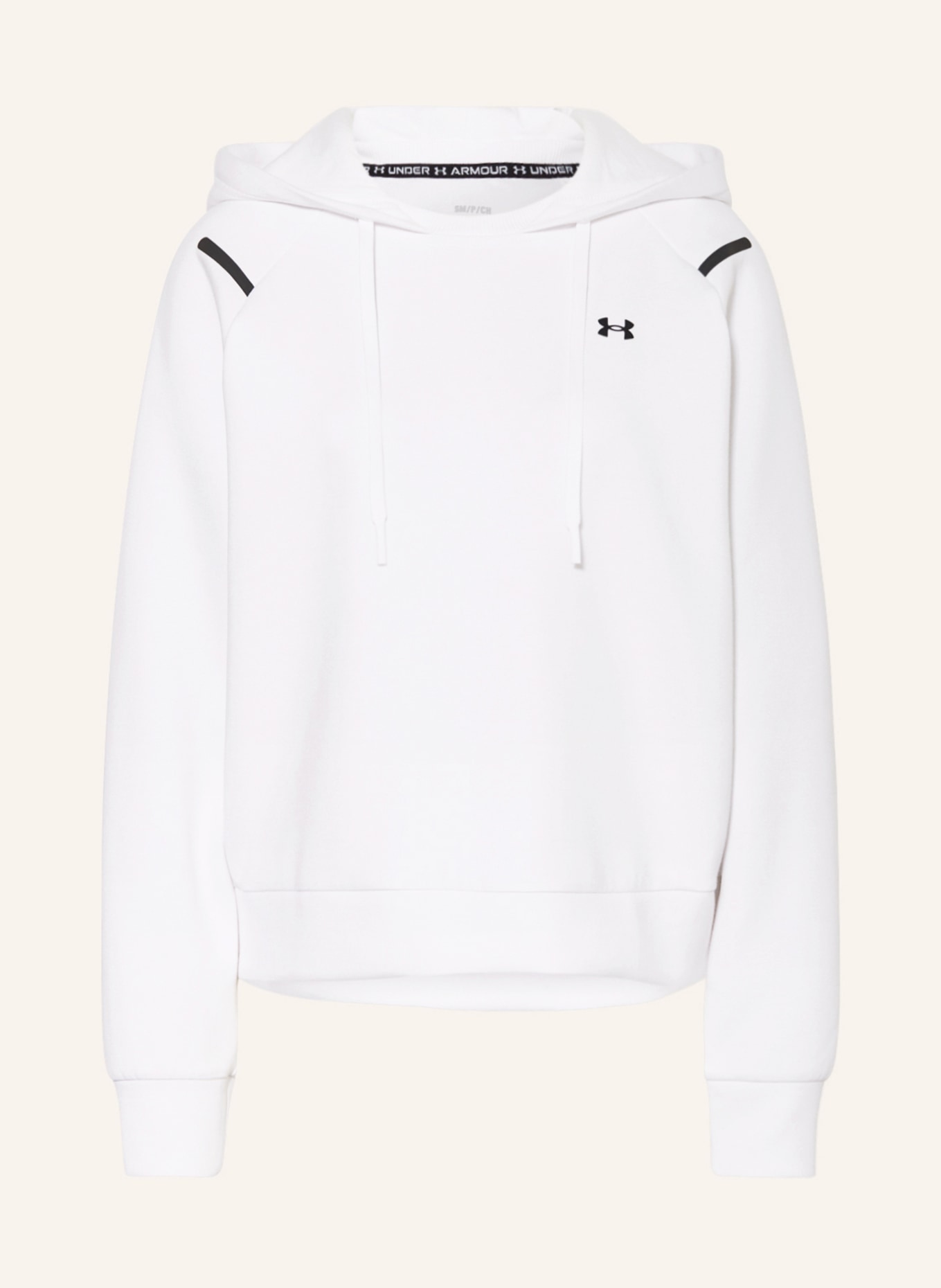UNDER ARMOUR Hoodie UNSTOPPABLE, Farbe: WEISS (Bild 1)