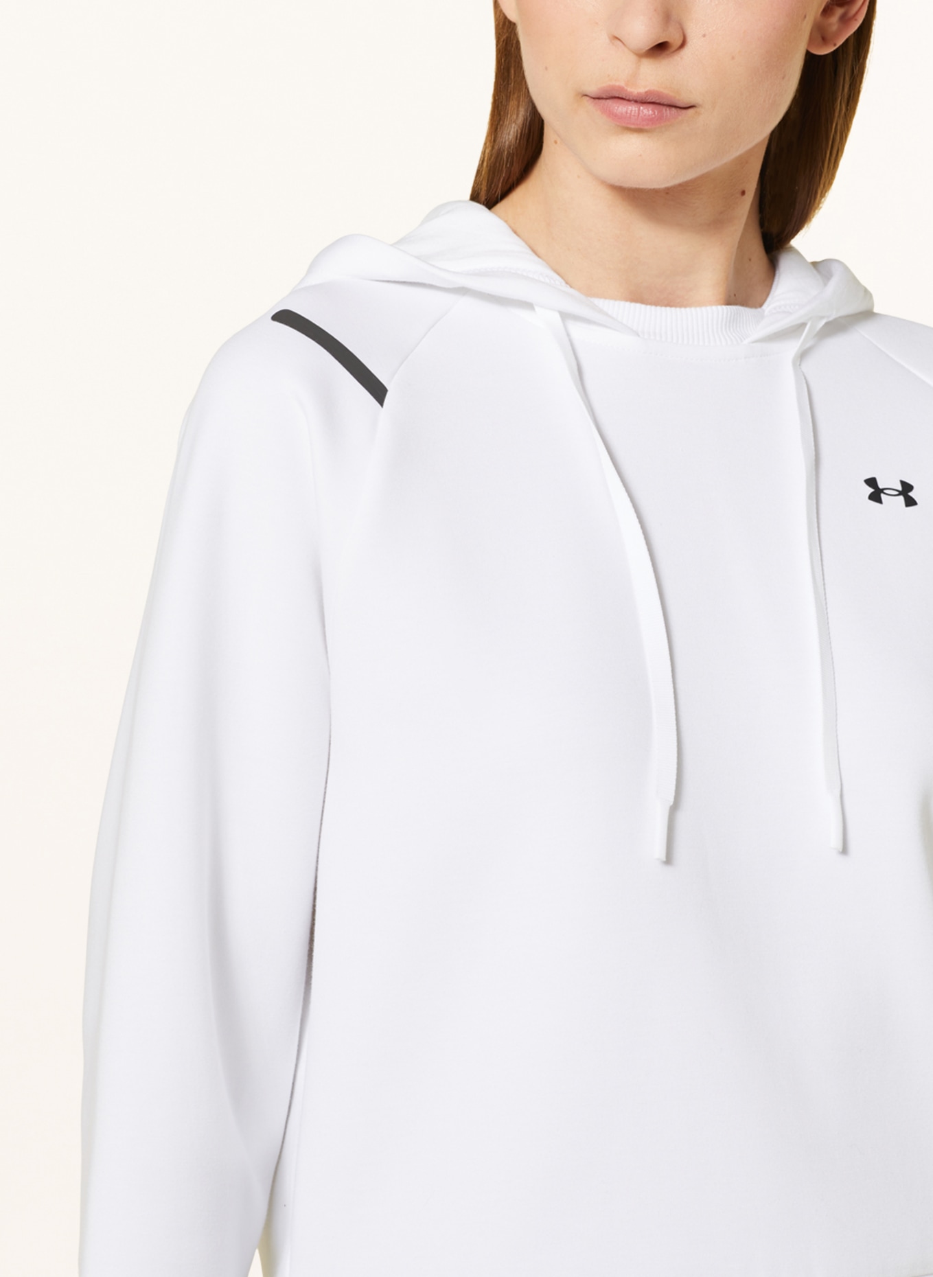 UNDER ARMOUR Hoodie UNSTOPPABLE, Farbe: WEISS (Bild 5)
