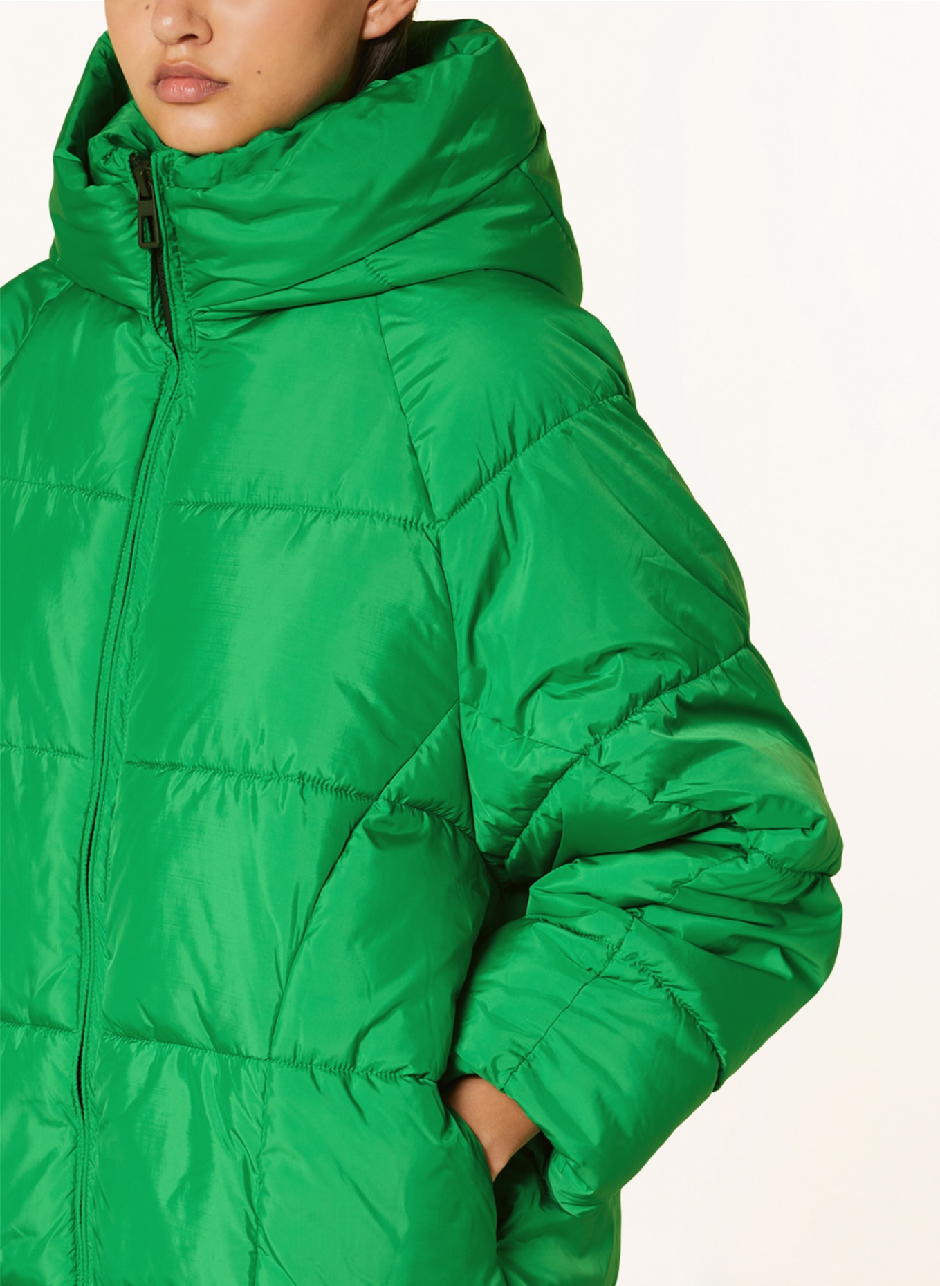 ONLY Oversized quilted jacket, Color: GREEN (Image 5)