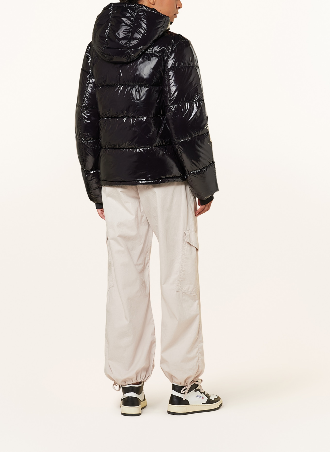 ONLY Quilted jacket with detachable hood, Color: BLACK (Image 3)