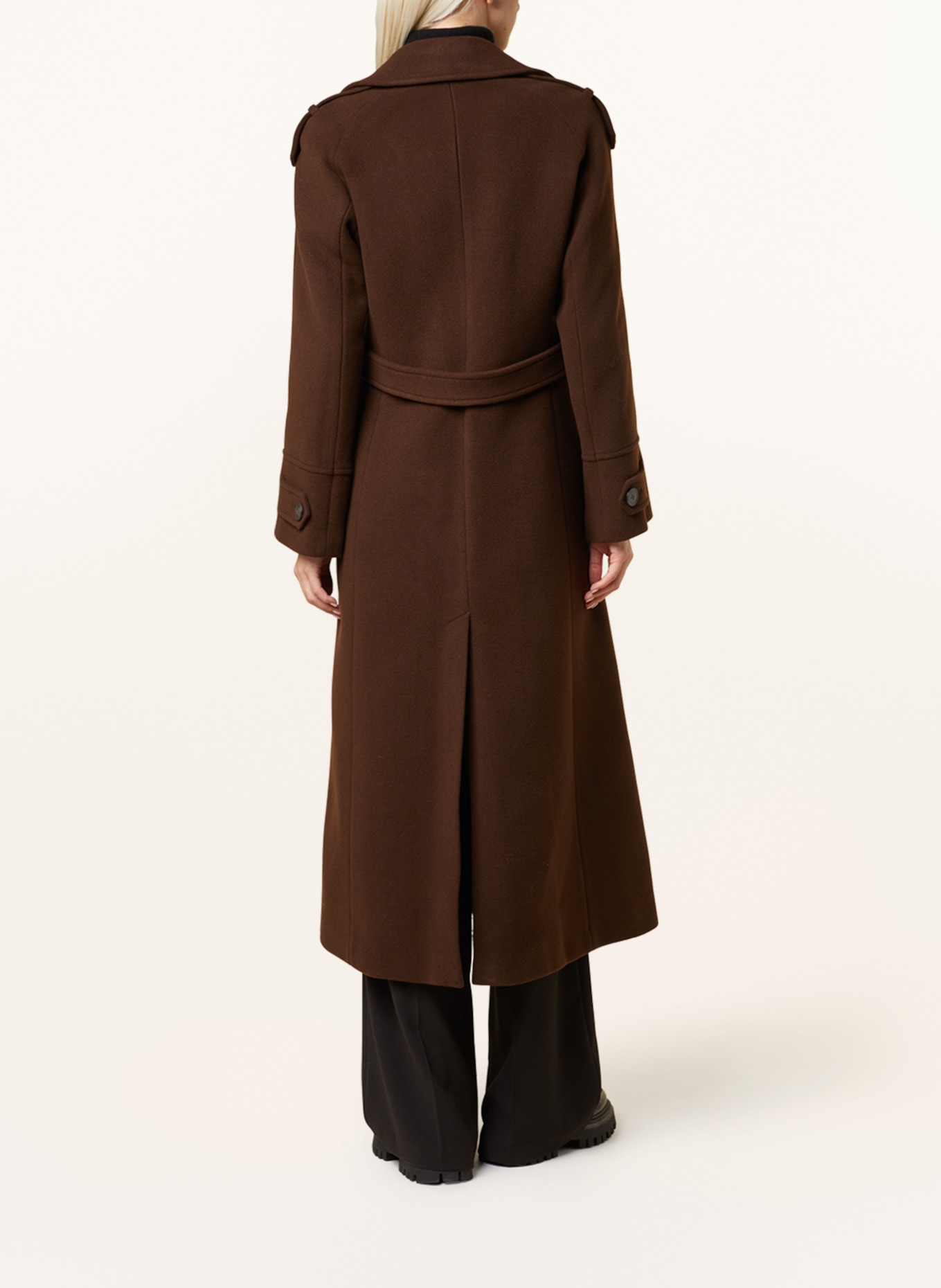 IVY OAK Wool coat CANDELA, Color: DARK BROWN (Image 3)