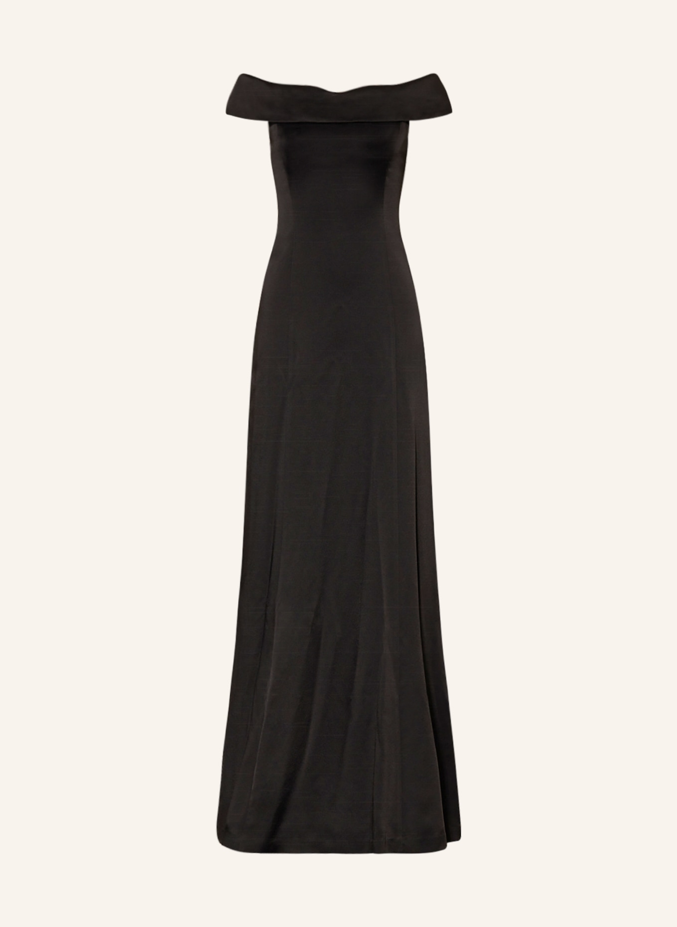 IVY OAK Evening dress NADELLE in satin, Color: BLACK (Image 1)