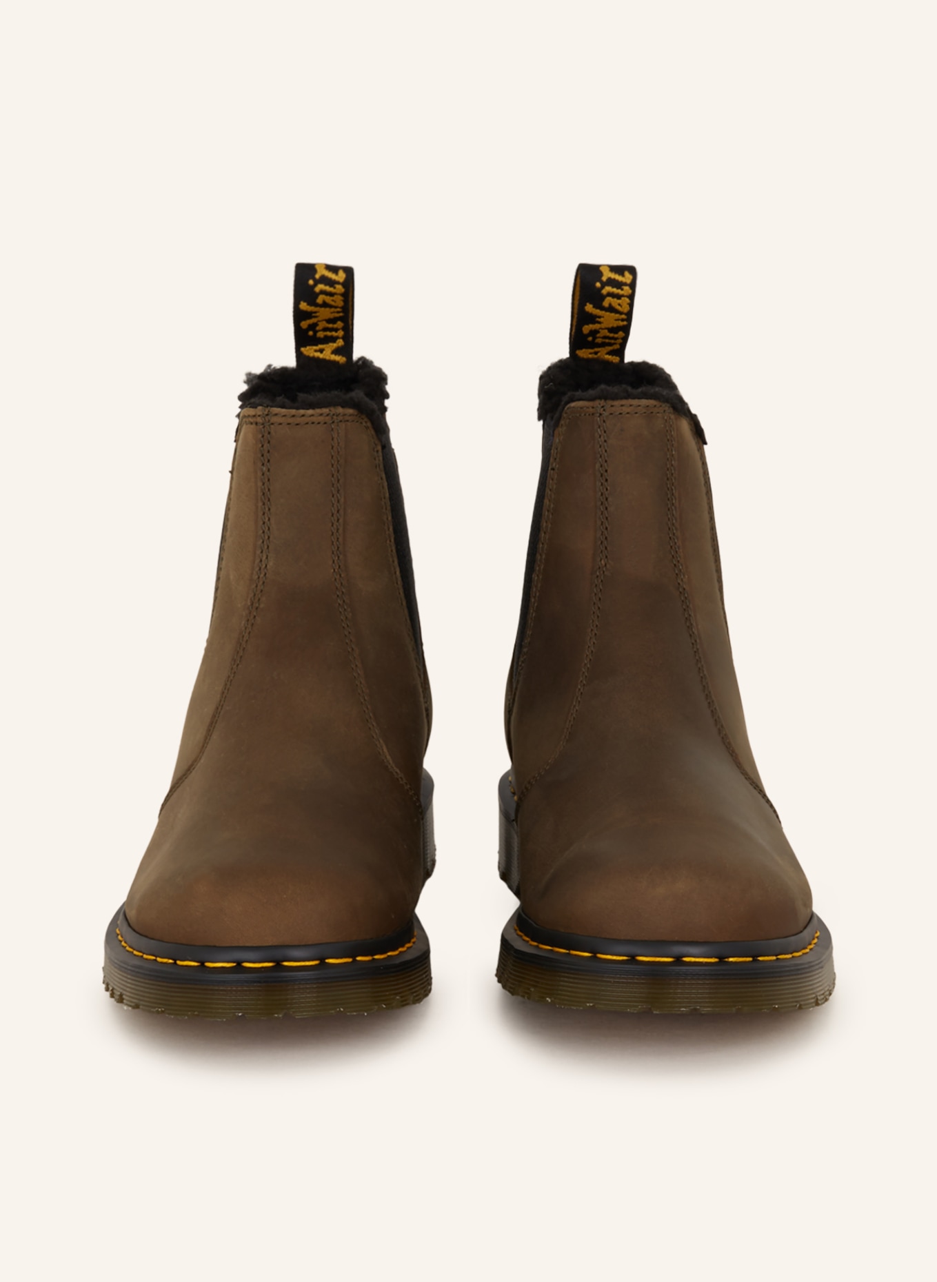 Dr. Martens Chelsea boots 2976, Color: OLIVE/ BLACK (Image 3)