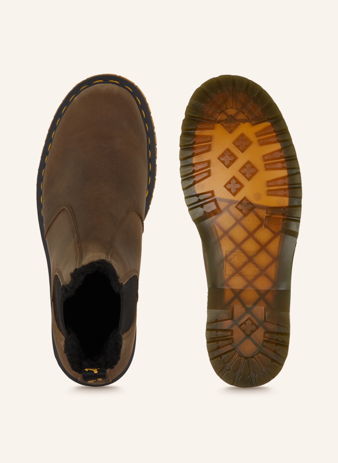 Dr. Martens Chelsea boots 2976, Color: OLIVE/ BLACK (Image 5)