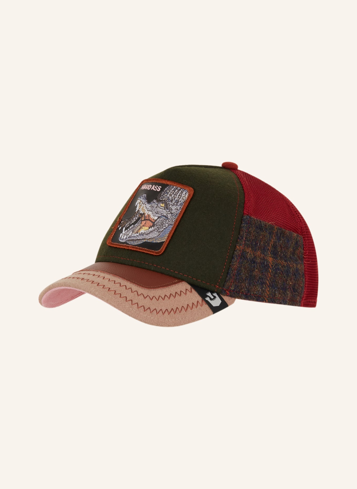 GOORIN BROS. Cap TRUNCHBULL, Color: BROWN/ OLIVE/ RED (Image 1)