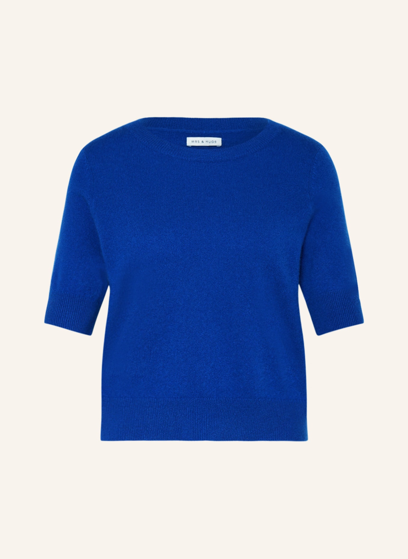 MRS & HUGS Strickshirt aus Cashmere, Farbe: BLAU (Bild 1)