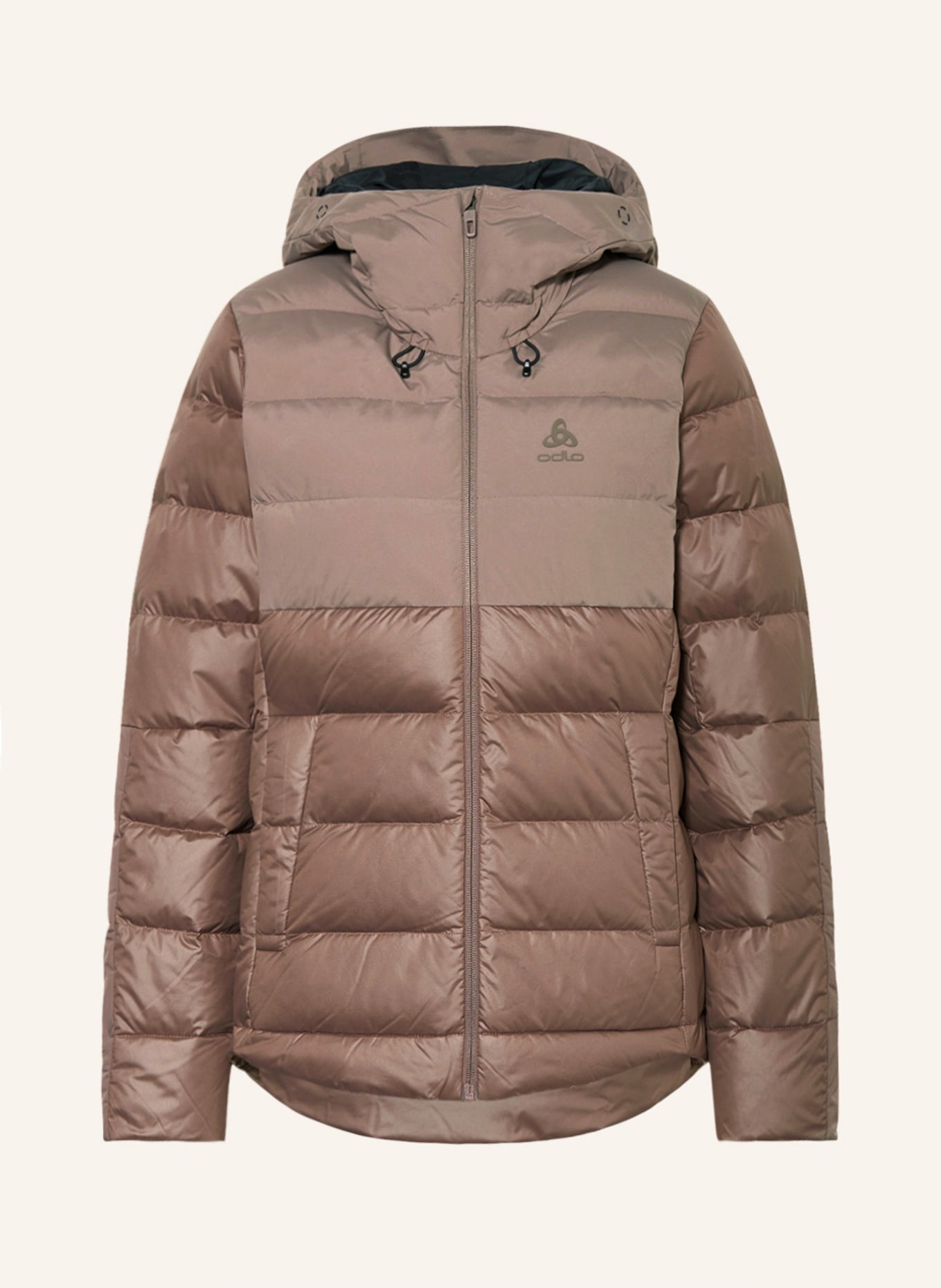 odlo Lightweight down jacket SEVERIN N-THERMIC, Color: TAUPE (Image 1)
