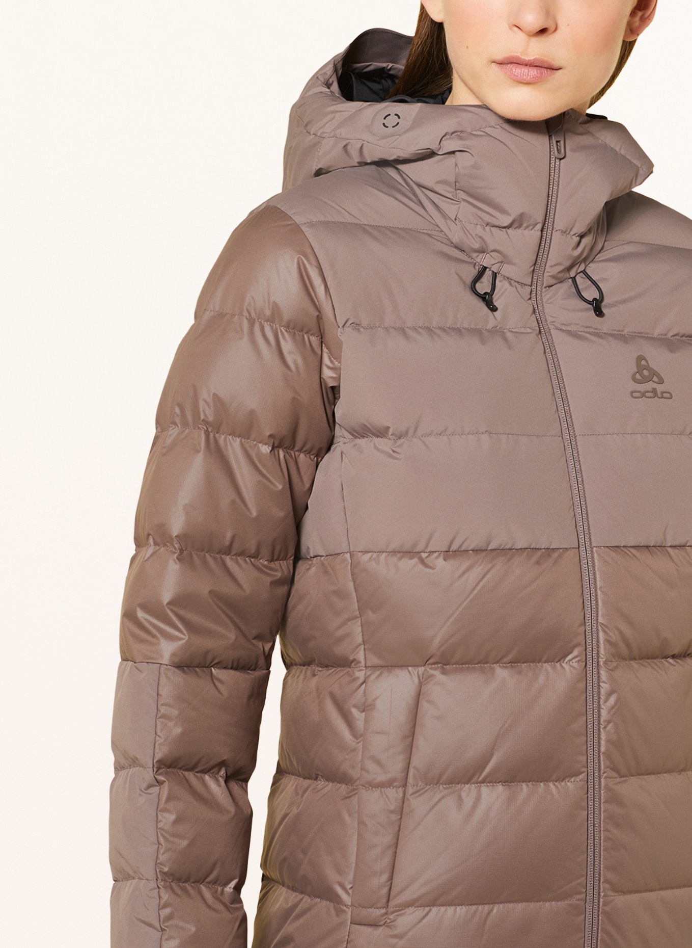 odlo Lightweight down jacket SEVERIN N-THERMIC, Color: TAUPE (Image 5)