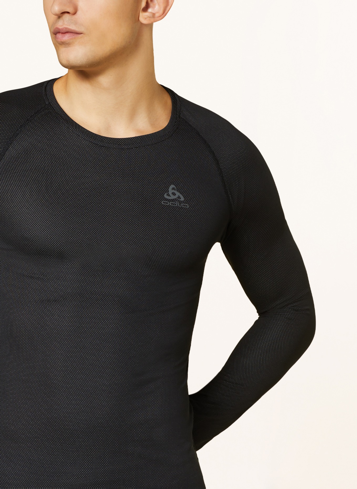 odlo Long sleeve shirt ACTIVE WARM, Color: BLACK (Image 4)